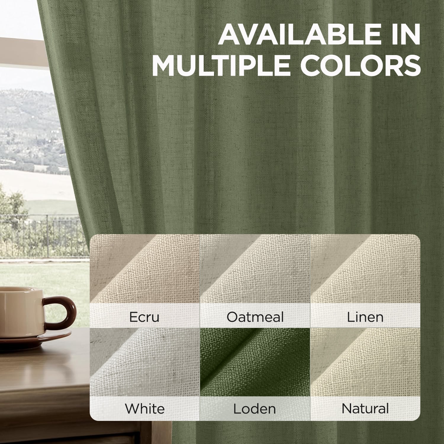 JOYDECO 654RB-GGRN-52-96-R curtains - View #7