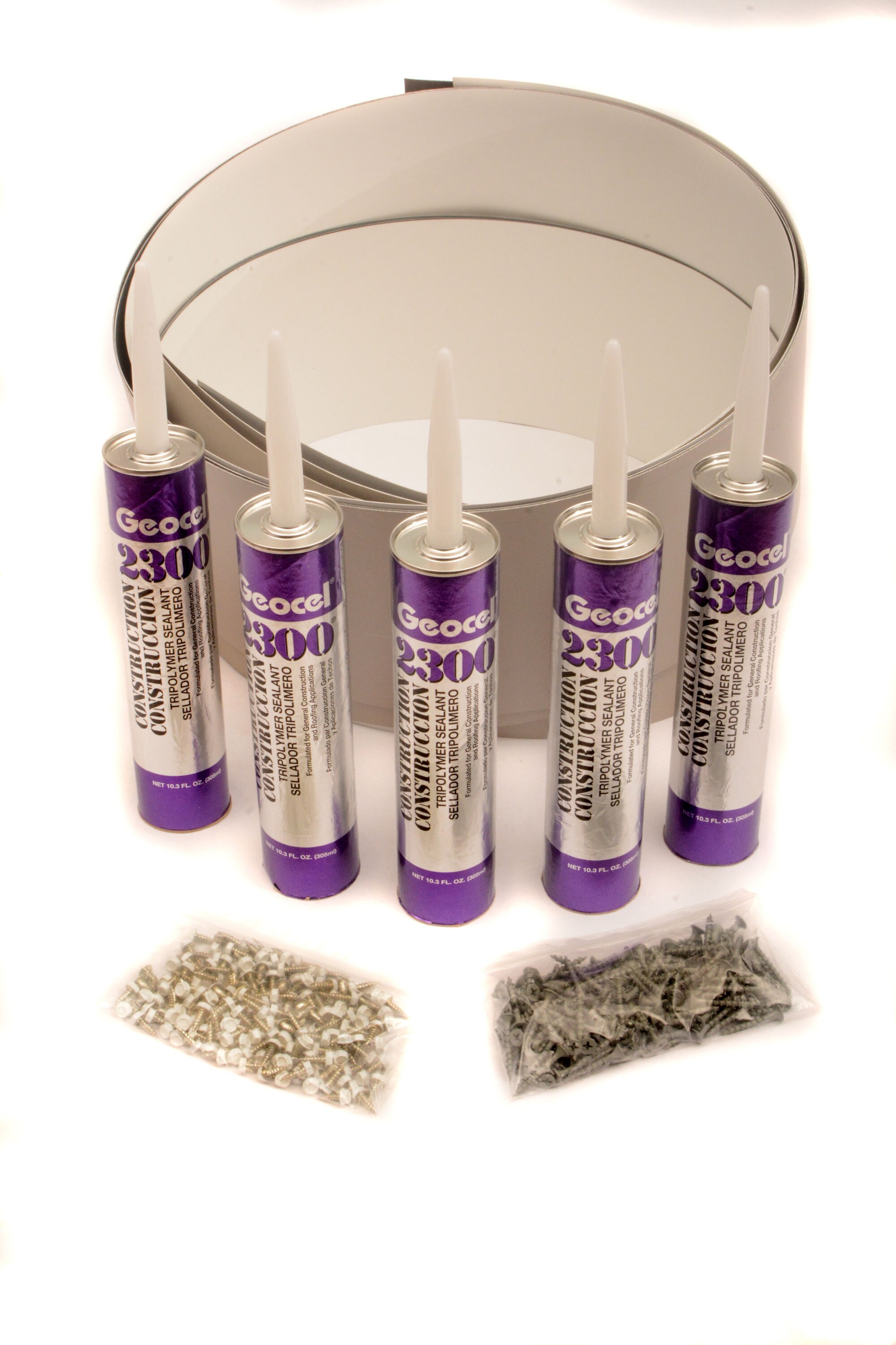 RainTight Decks FAS-4 Kit Clay Under Deck Ceiling Panel Screws and Caulk (4-Pack)