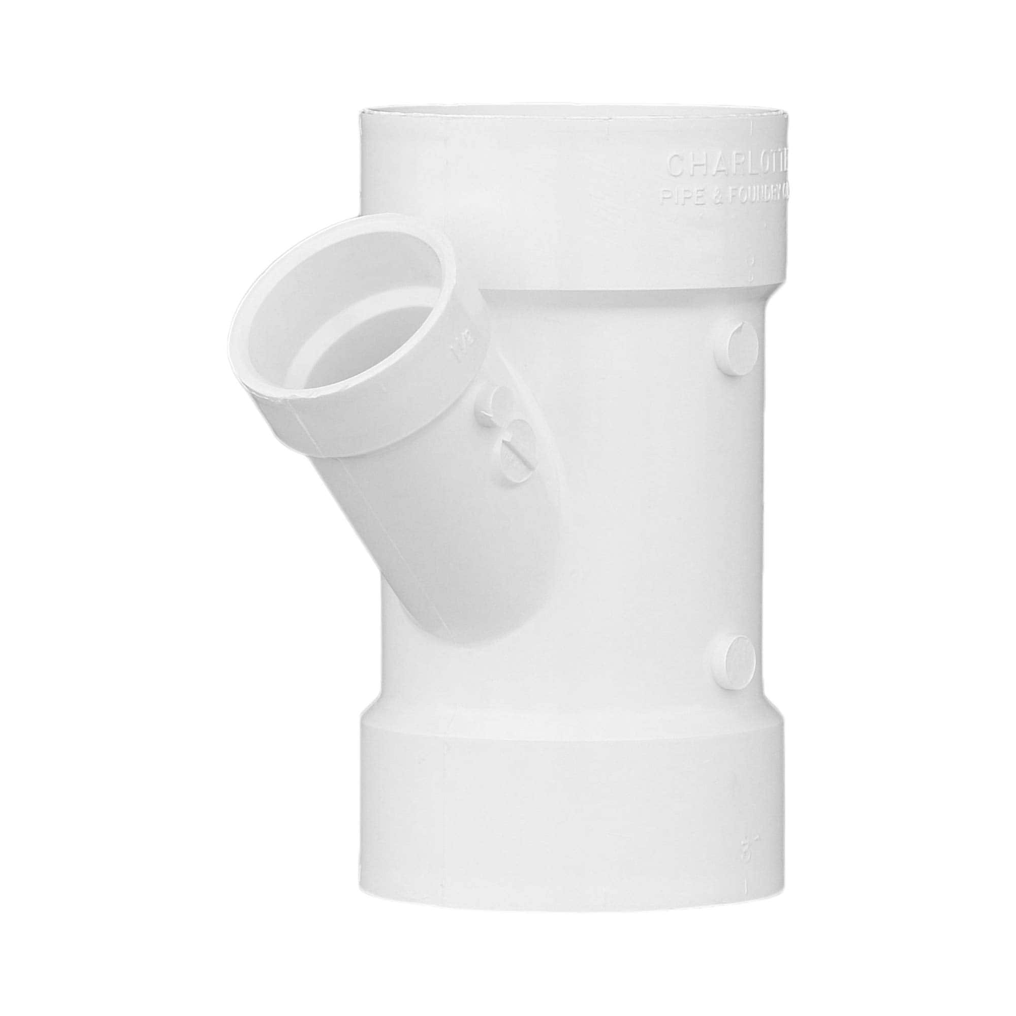 Charlotte Pipe -  3 x 3 x 1 1/2 DWV WYE REDUCING DWV (Drain Waste and Vent) (15 Unit Box)