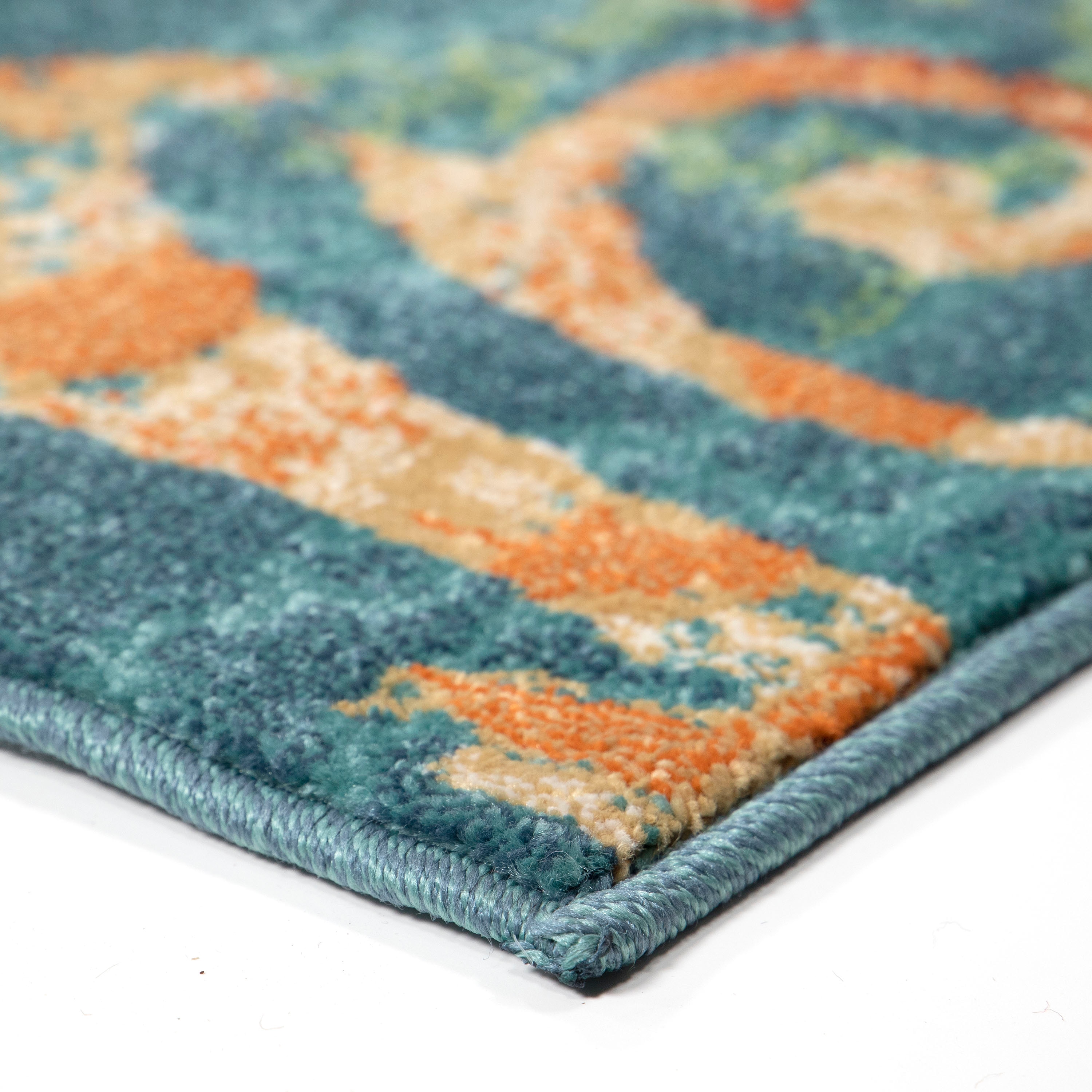 Orian Rugs Watercolor Scr 5 X 8 (ft) Indoor Distressed/Overdyed Area ...