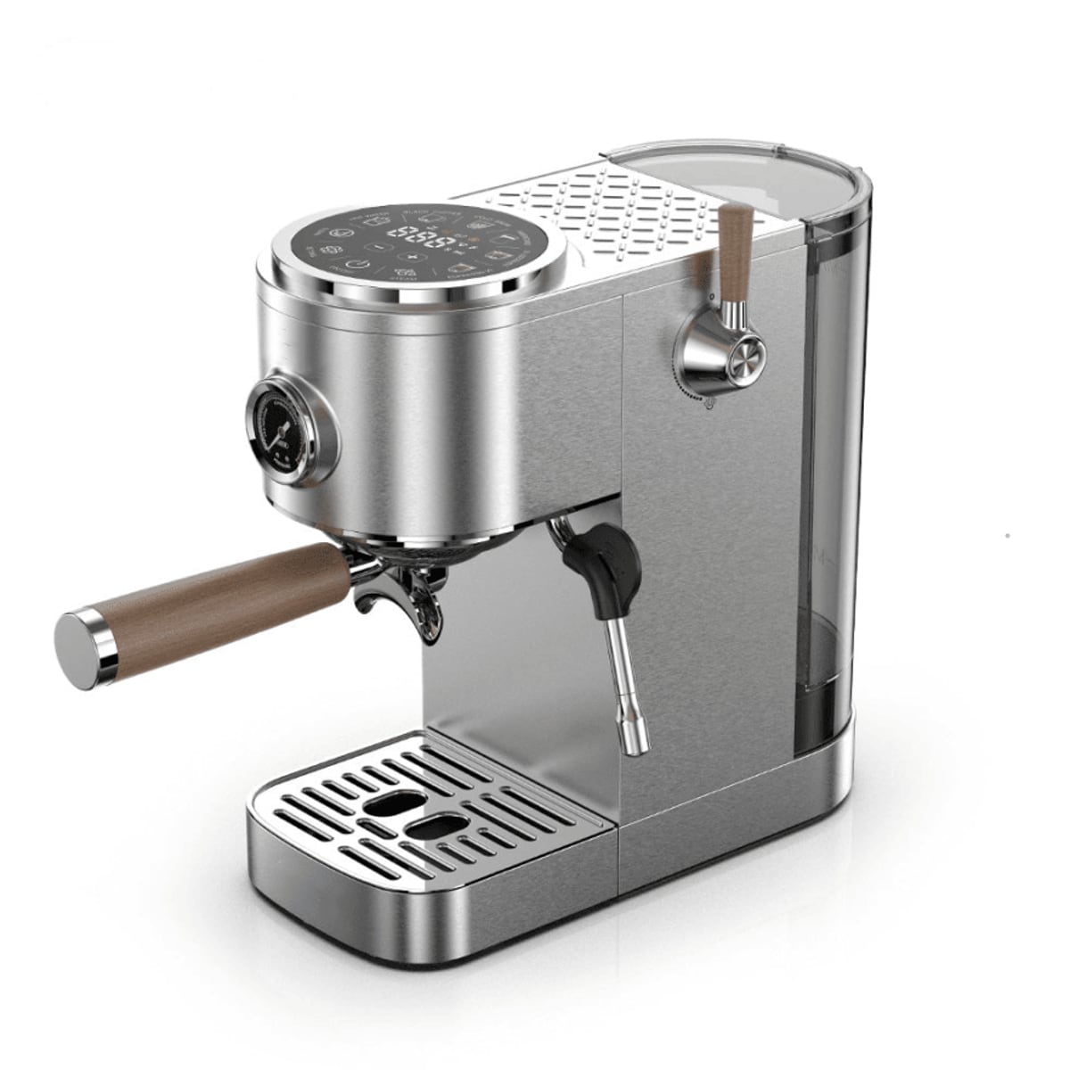 Ropilly - 2100W Semi-Automatic Coffee Maker 20 Bar Espresso Machine with Touchscreen Dual Boiler...