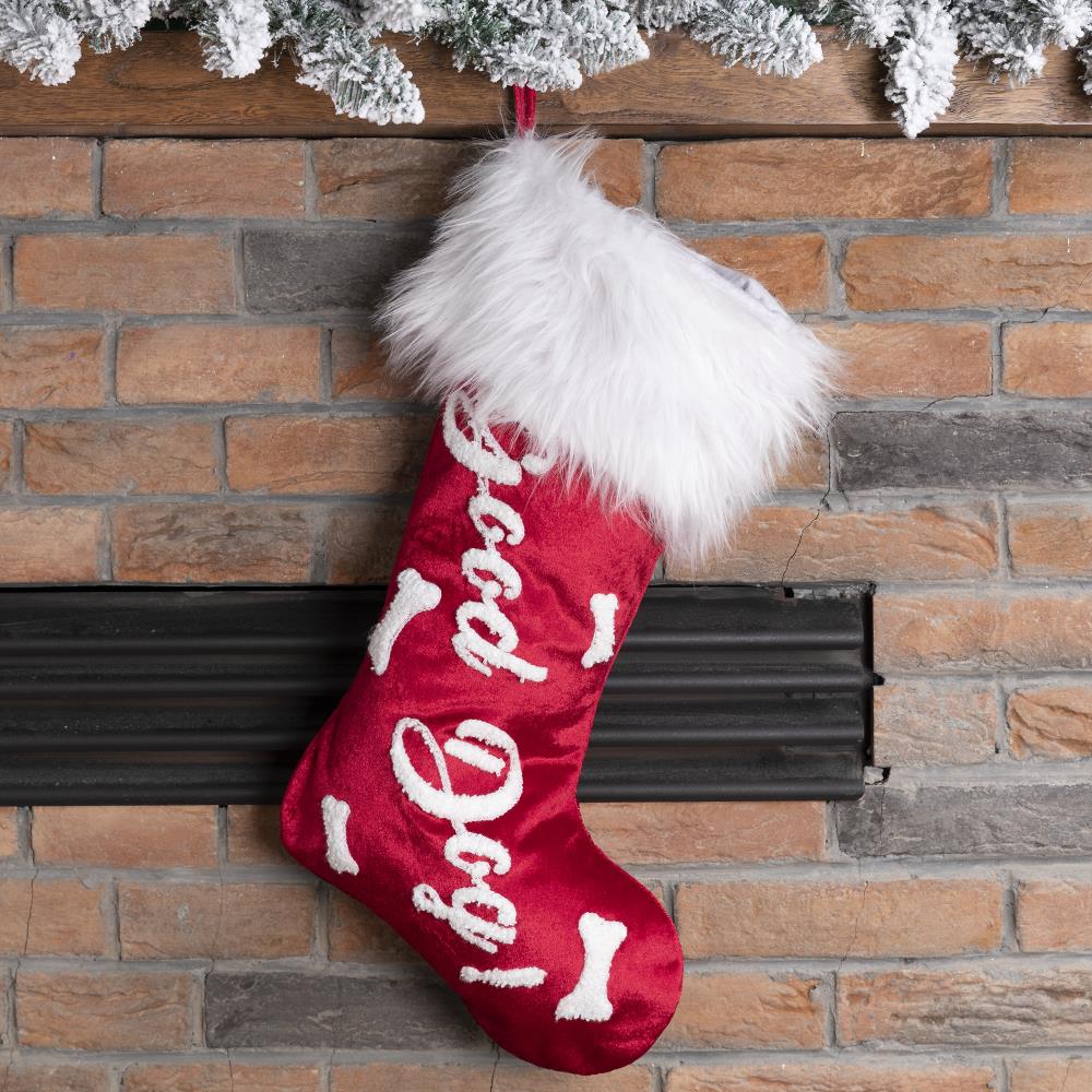 Christmas Stocking Polyester Linen