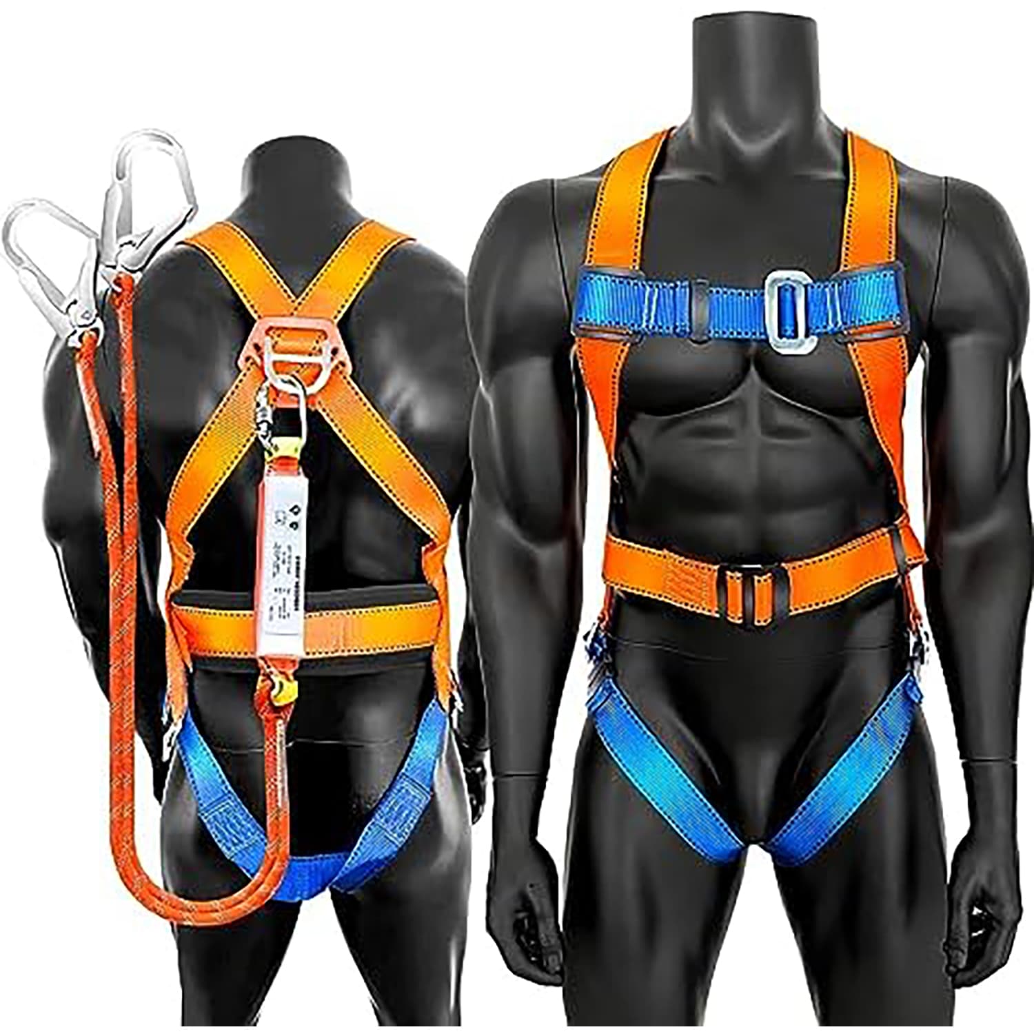 Etokfoks Full Body Safety Harness Fall Protection OSHA ANSI Compliant ...