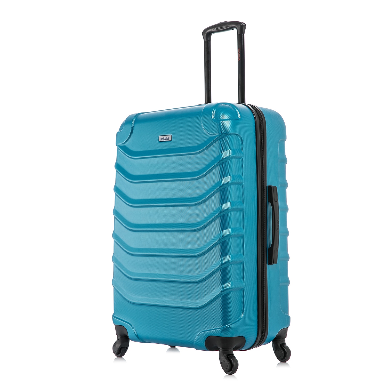 InUSA IUEND00L-TEA 19.29 x 11.41 x 29.33 TEAL Polycarbonate Hardshell Suitcase