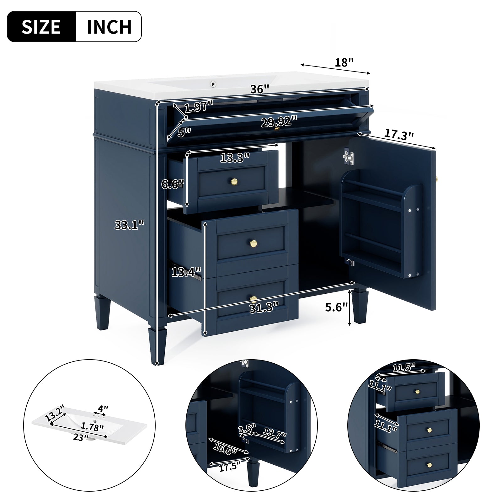 Tatayosi T119AAC-2 Bath-Vanity-Combo - View #5