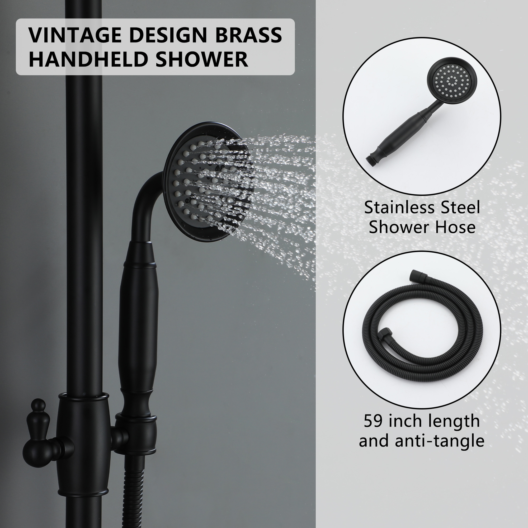 Mondawe AM-S133A2C-10GB Showerhead-Bar-Panels - View #5