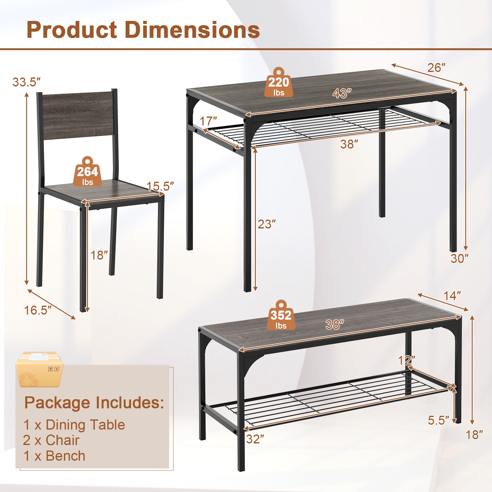 Slickblue D-CO-RG44275CK Dining-Sets - View #4