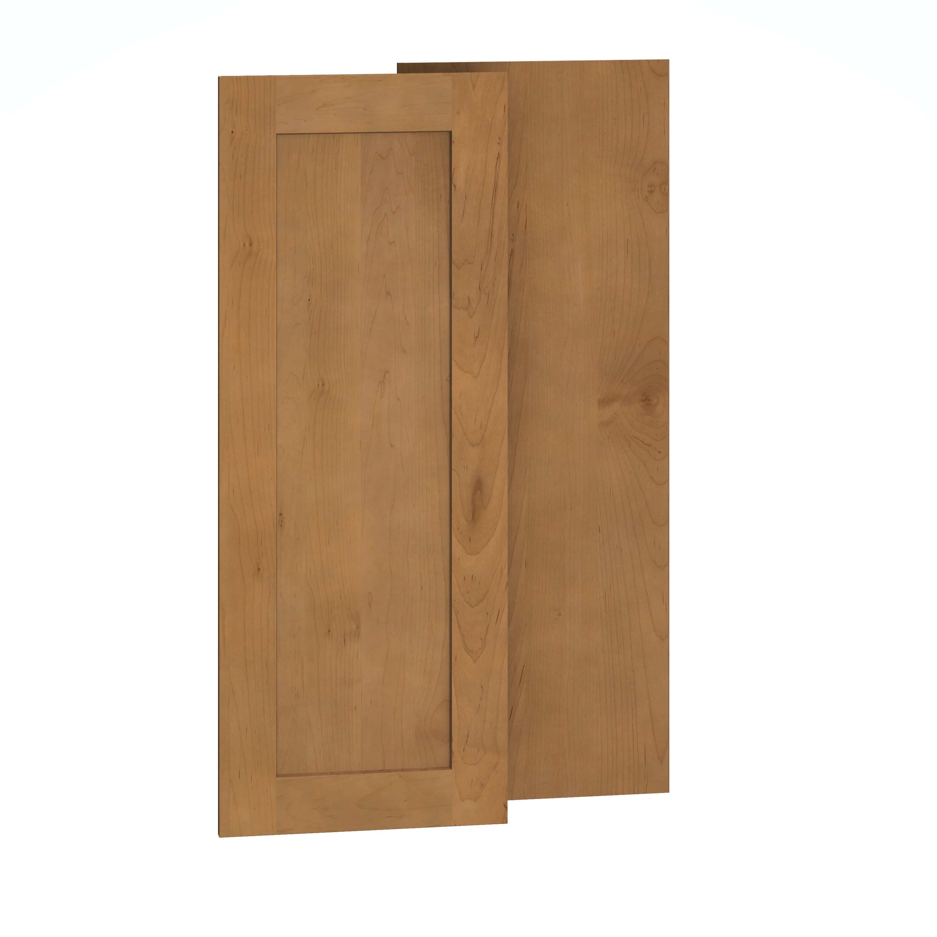 Diamond Express 62L-WED1230 Jamestown Cabinet End Panel 12-in W x 30-in H x 0.75 D Sahara Brown Stained (Wall Cabinet Door Panel Kit)