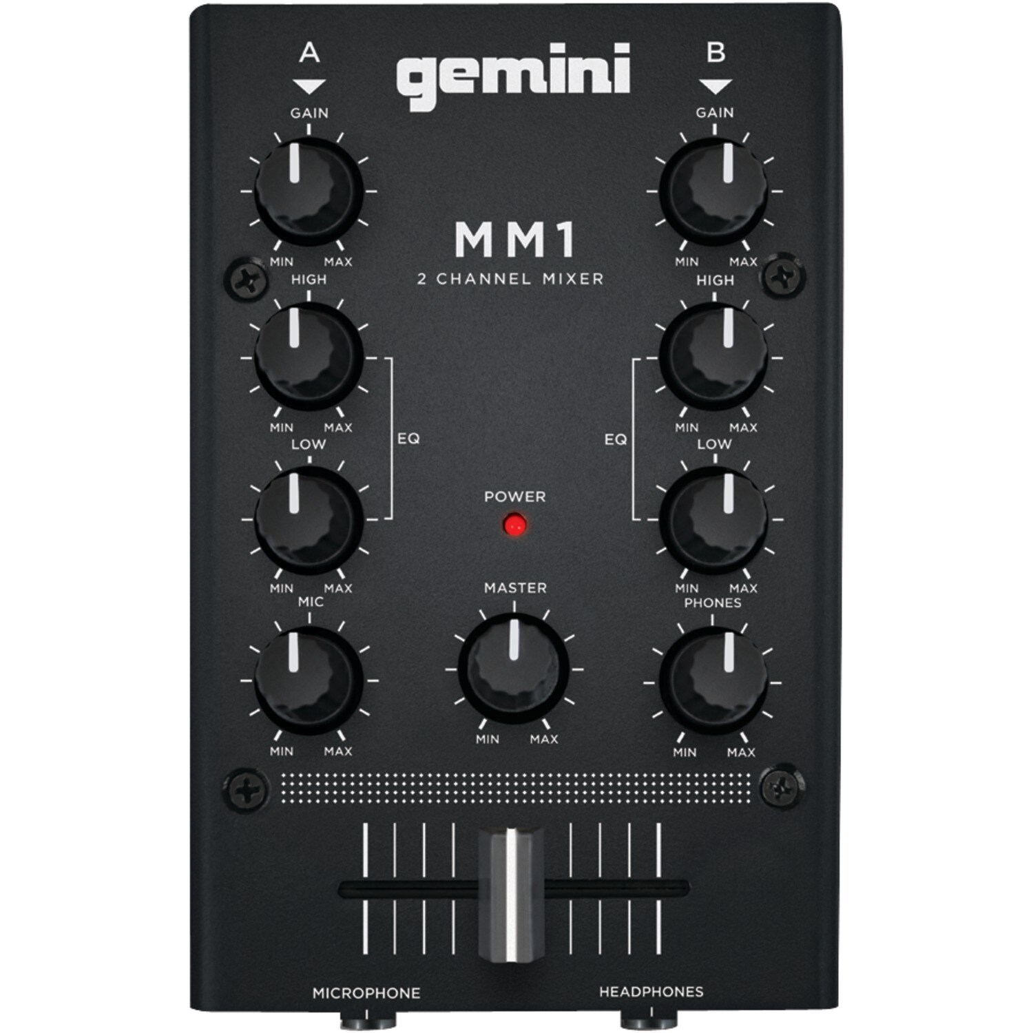 Gemini Analog DJ Audio Mixer at