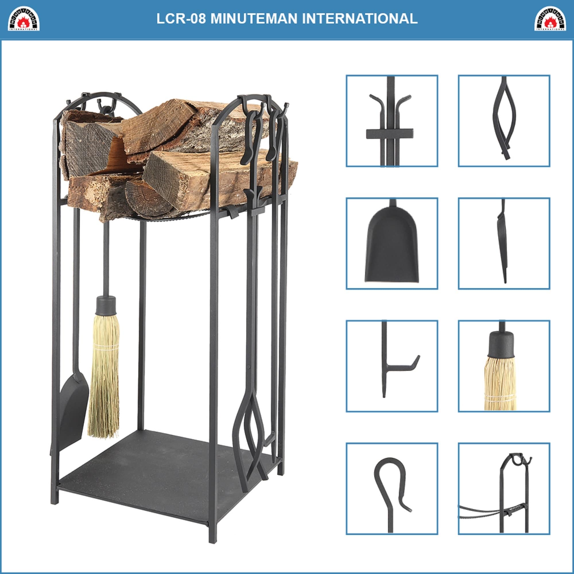Minuteman International LCR-08 Fireplace-Tools - View #2