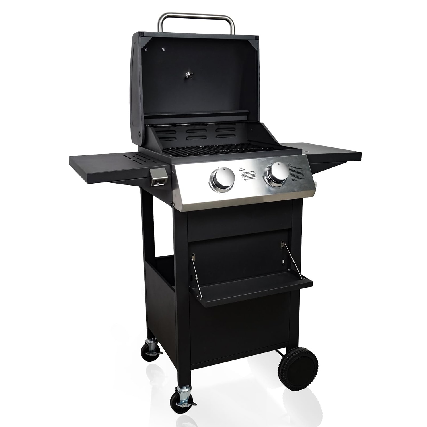 GZMR GZ-110402S Black 2 -Burner Liquid Propane Gas Grill