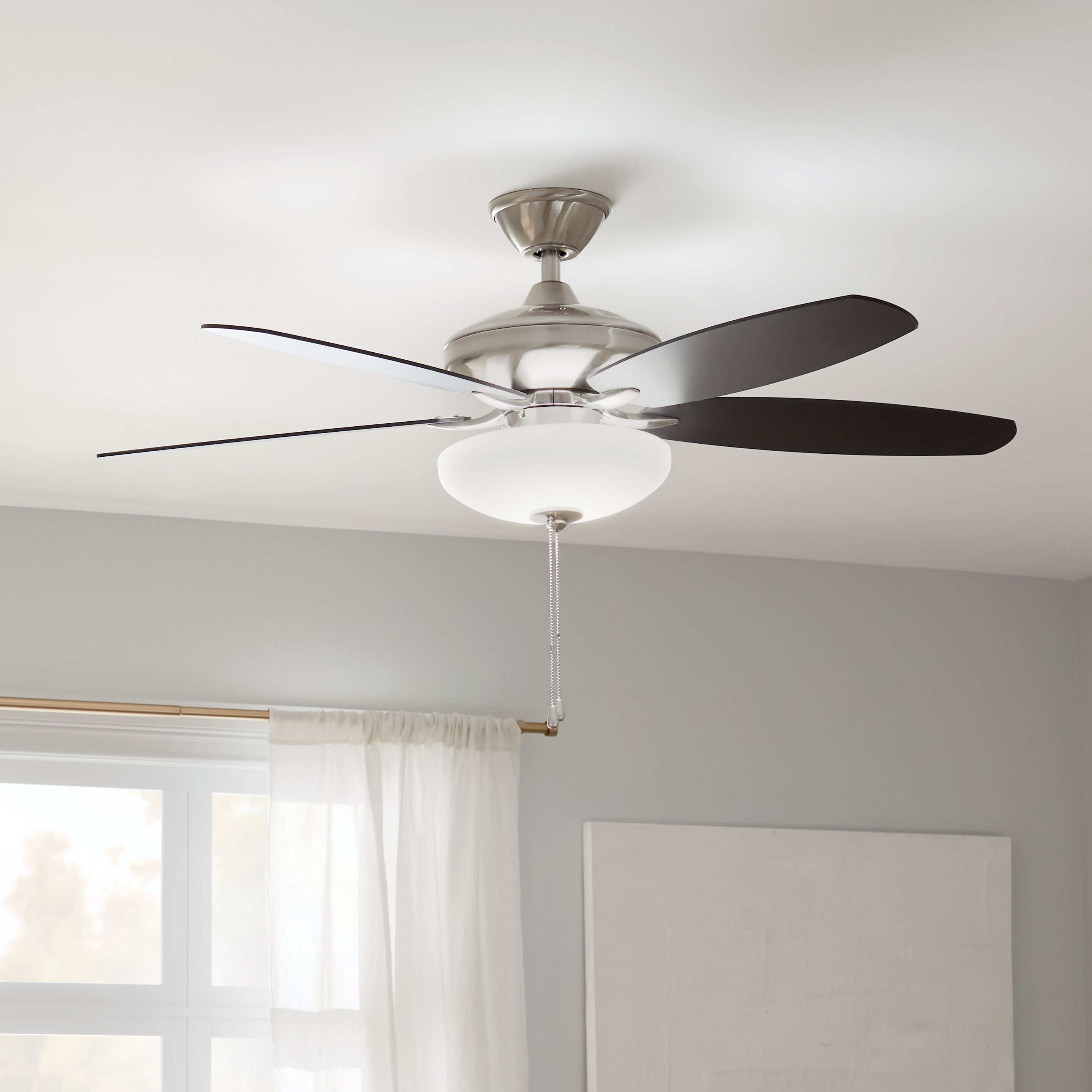 Kichler Renew Select 52-in Brushed Stainless Steel Integrated LED ...