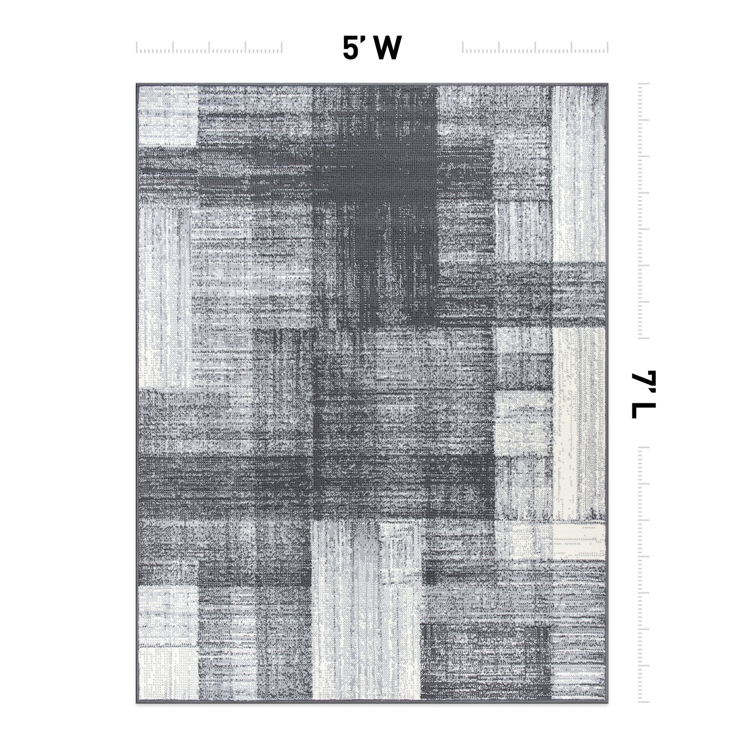 World Rug Gallery 3008GRAY5X7 rugs - View #2