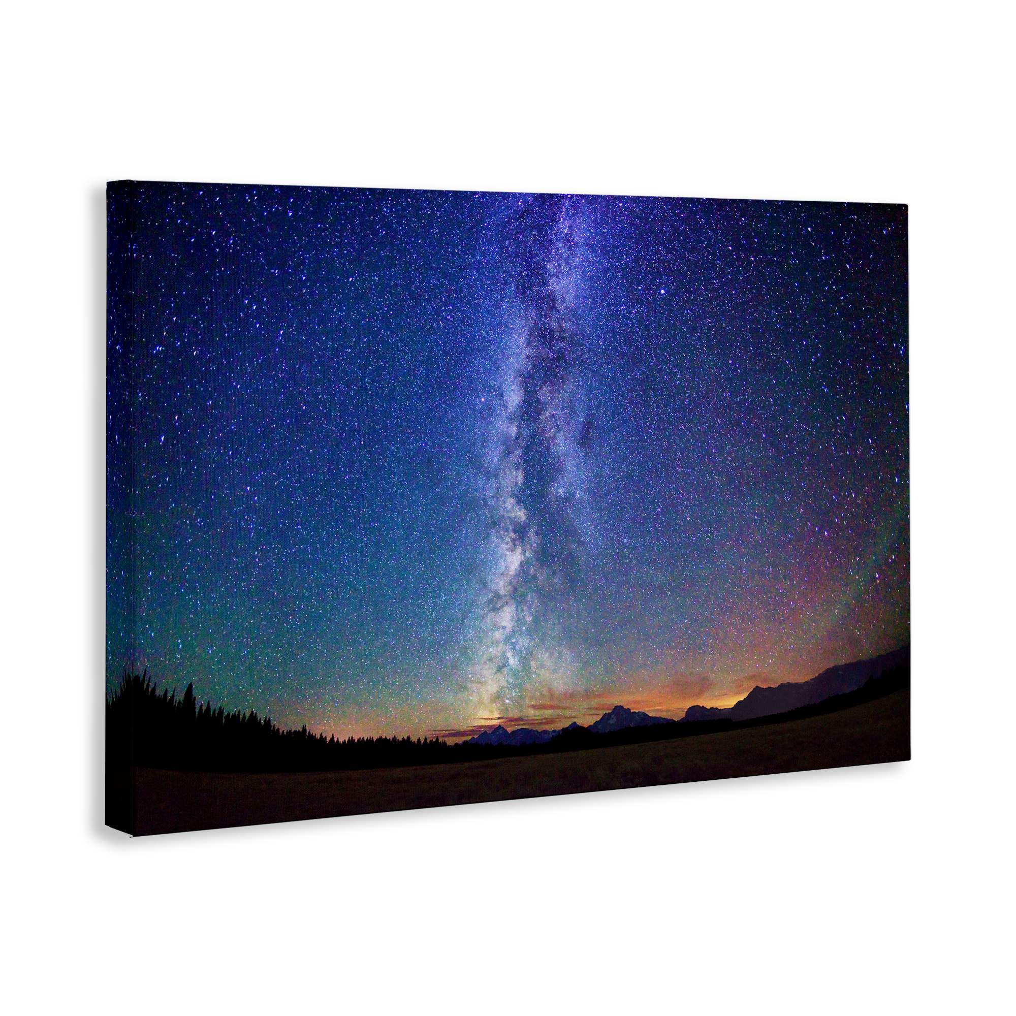 Stupell Industries Milky Way Stars over Earth Canvas Wall Art By Royce ...