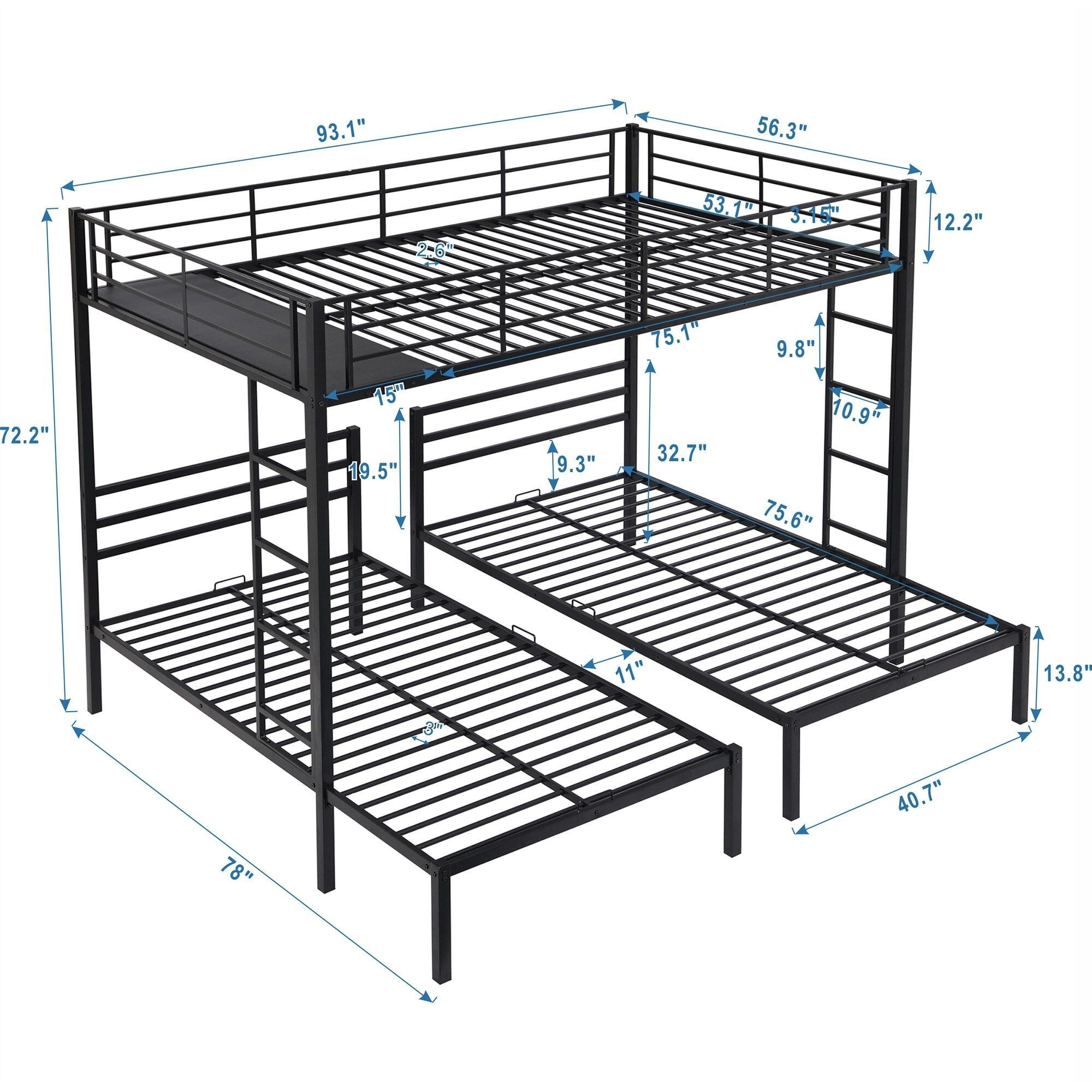 Yiekholo LL-W-0052AAB Bunk-Beds - View #8