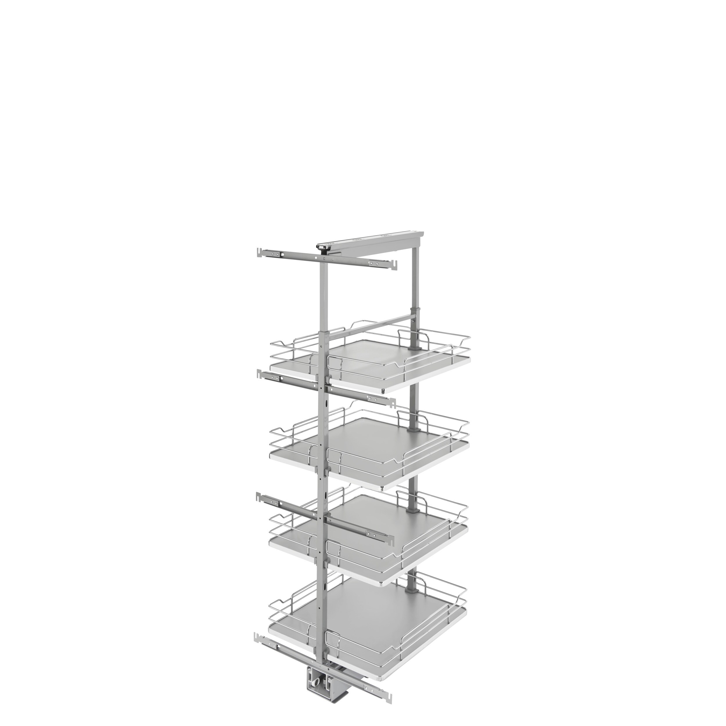 Style Selections 18.7-in W x 25.79-in H 4-Tier Cabinet-mount Metal