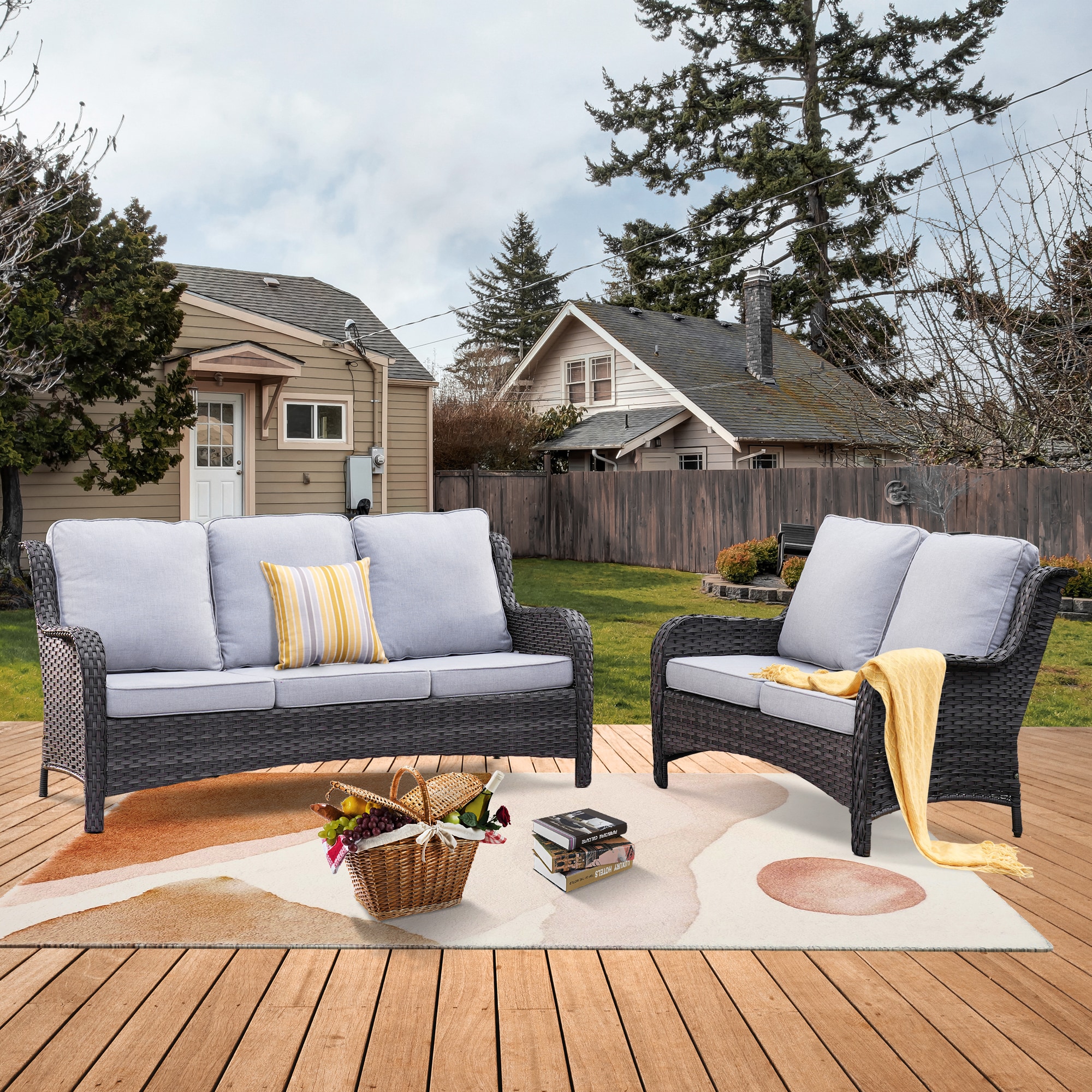 Lowes shop outdoor sofa