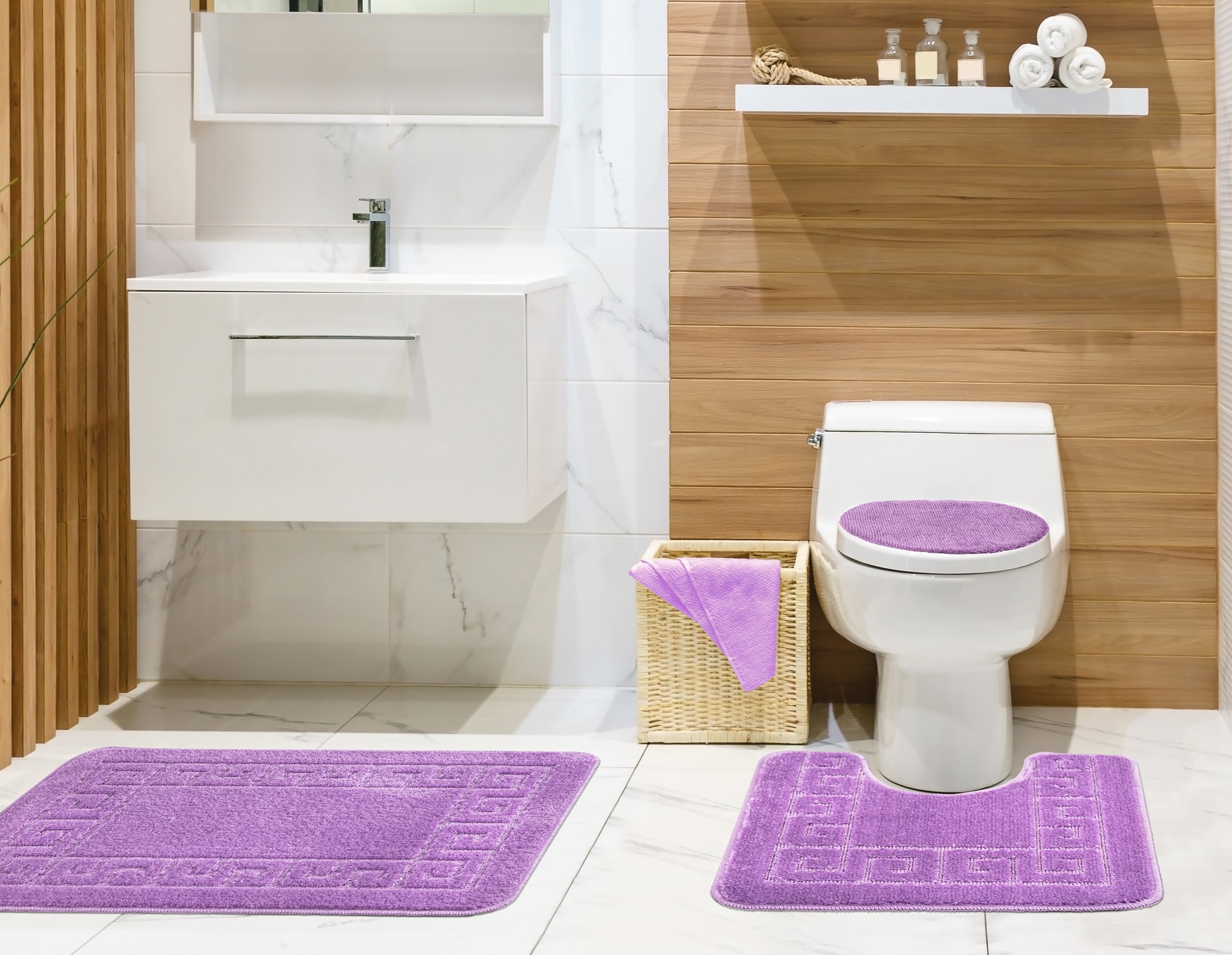 Ottomanson CATHY4009-3PCS Bath-Rugs - View #4