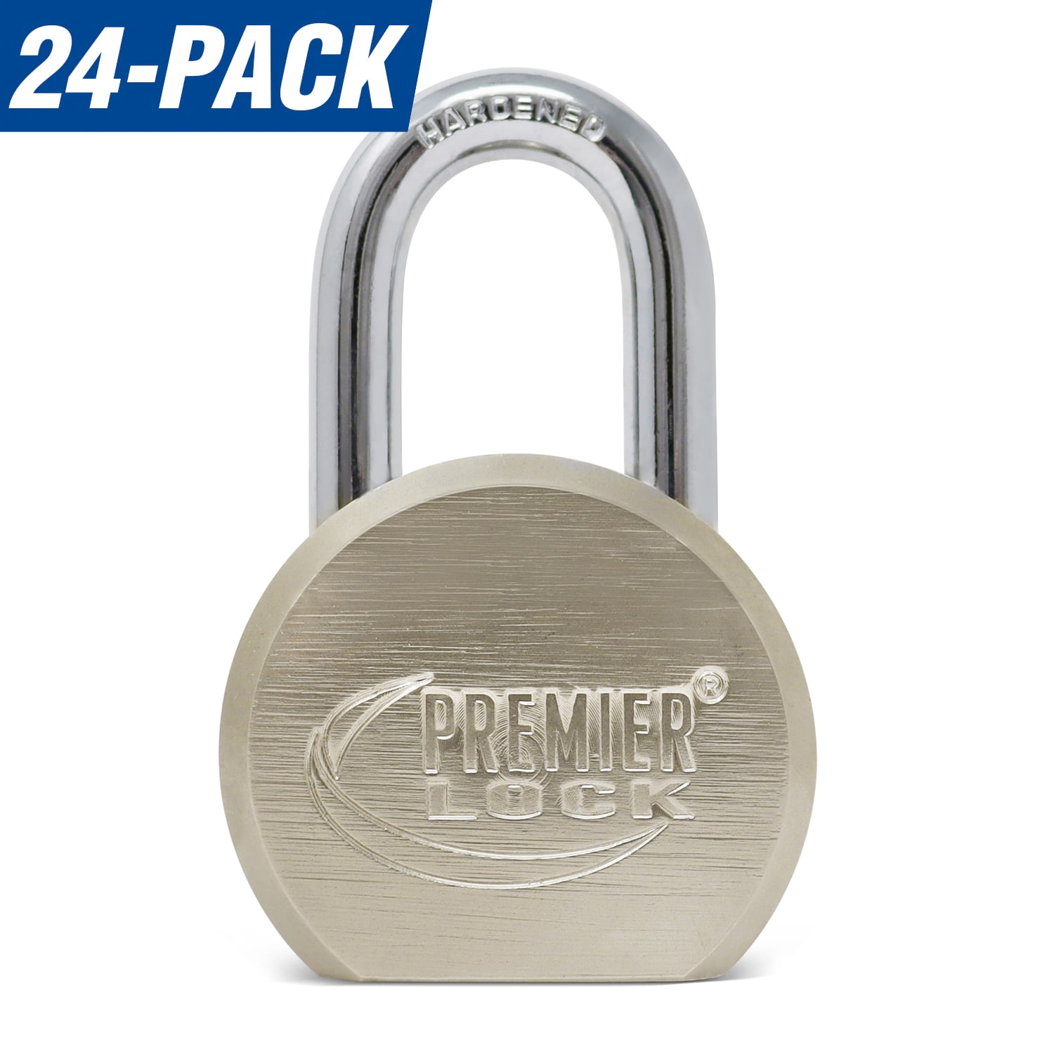 Premier Lock GAP01X-KA-24 Keyed Padlock, 2-9/16-in Wide x 1-1/4-in Shackle Keyed Alike (24-Pack)