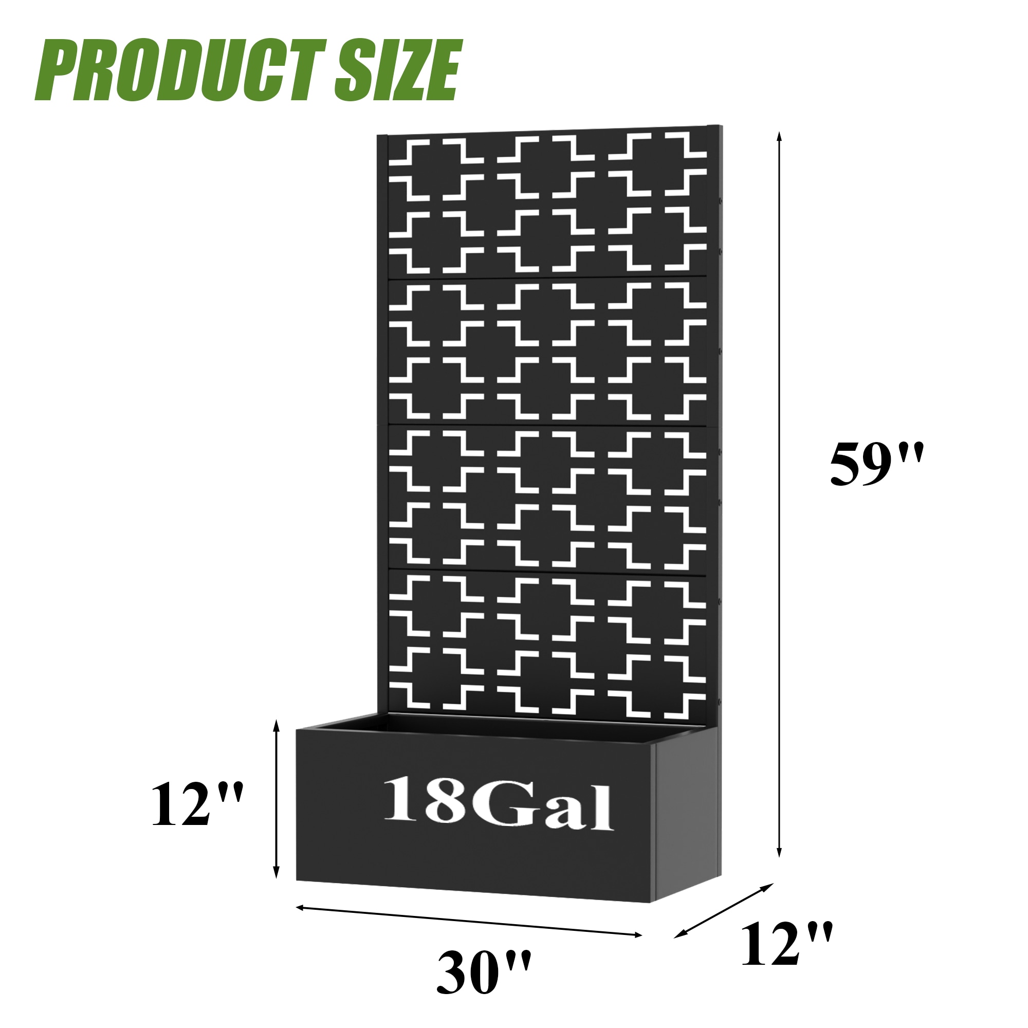 Misty Moon LW0409-RPB-ZZX122 Raised-Planter-Boxes - View #3