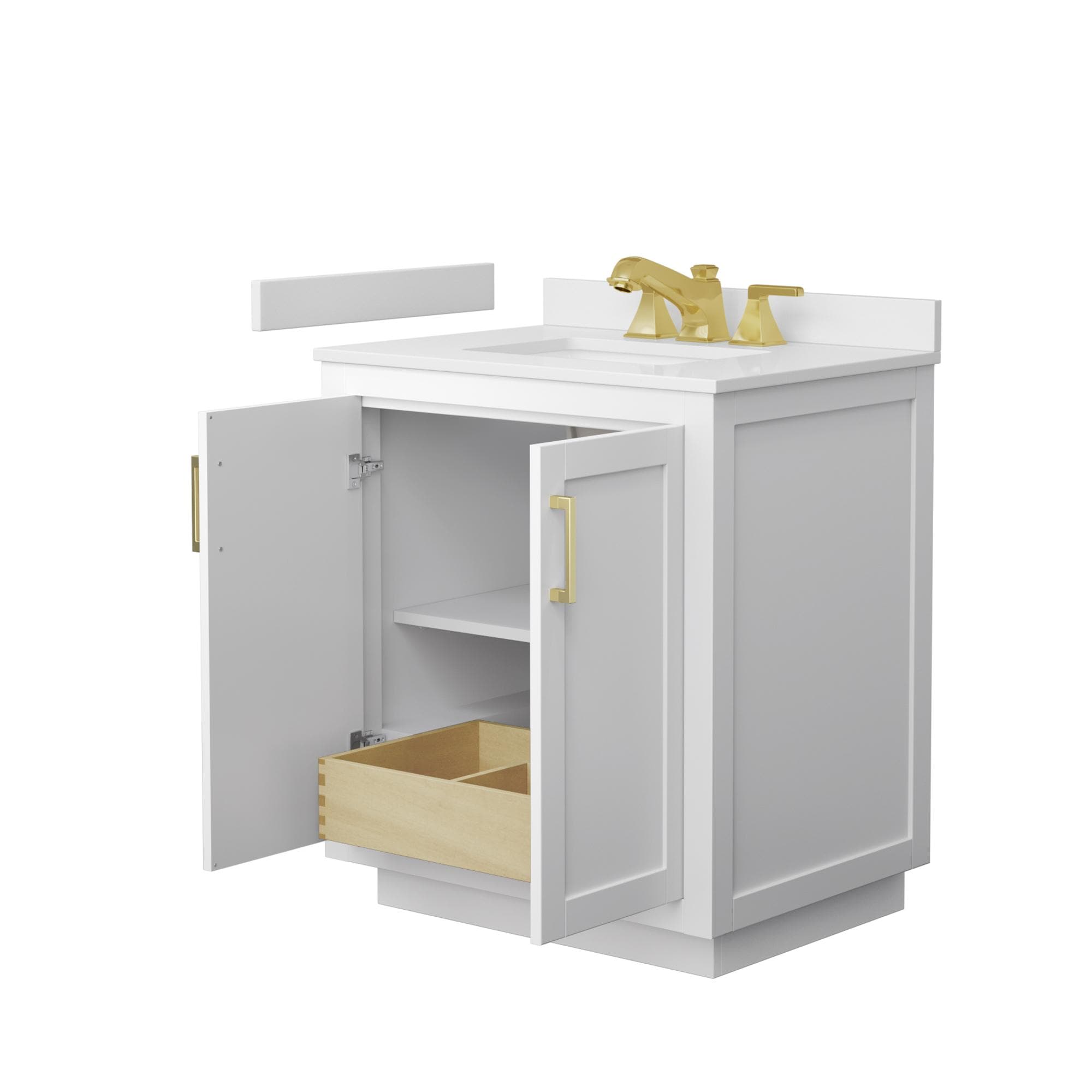 Wyndham Collection WCF292930SWGWCUS3MXX Bath-Vanity-Combo - View #2