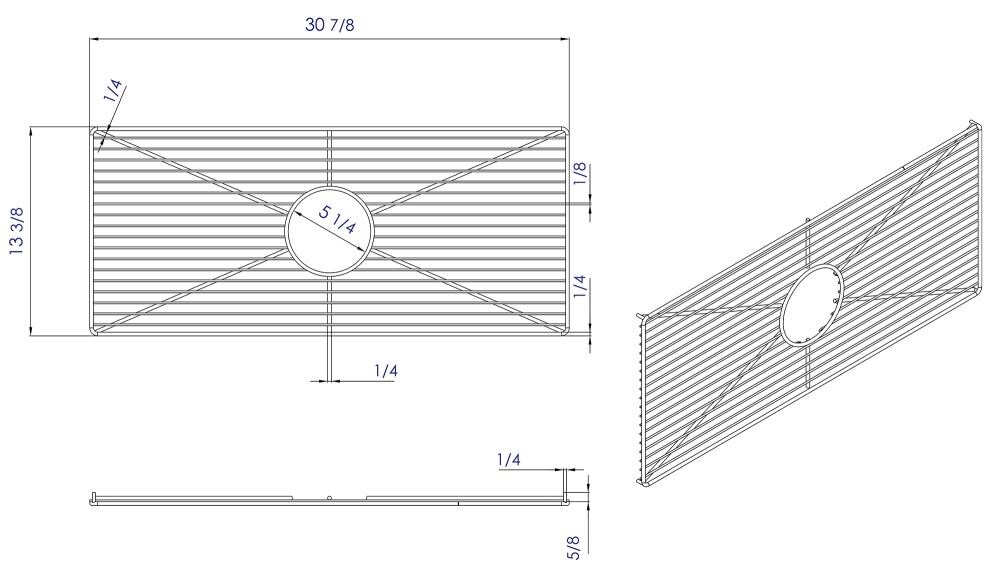 ALFI ABGR3618H Sink-Grids - View #5