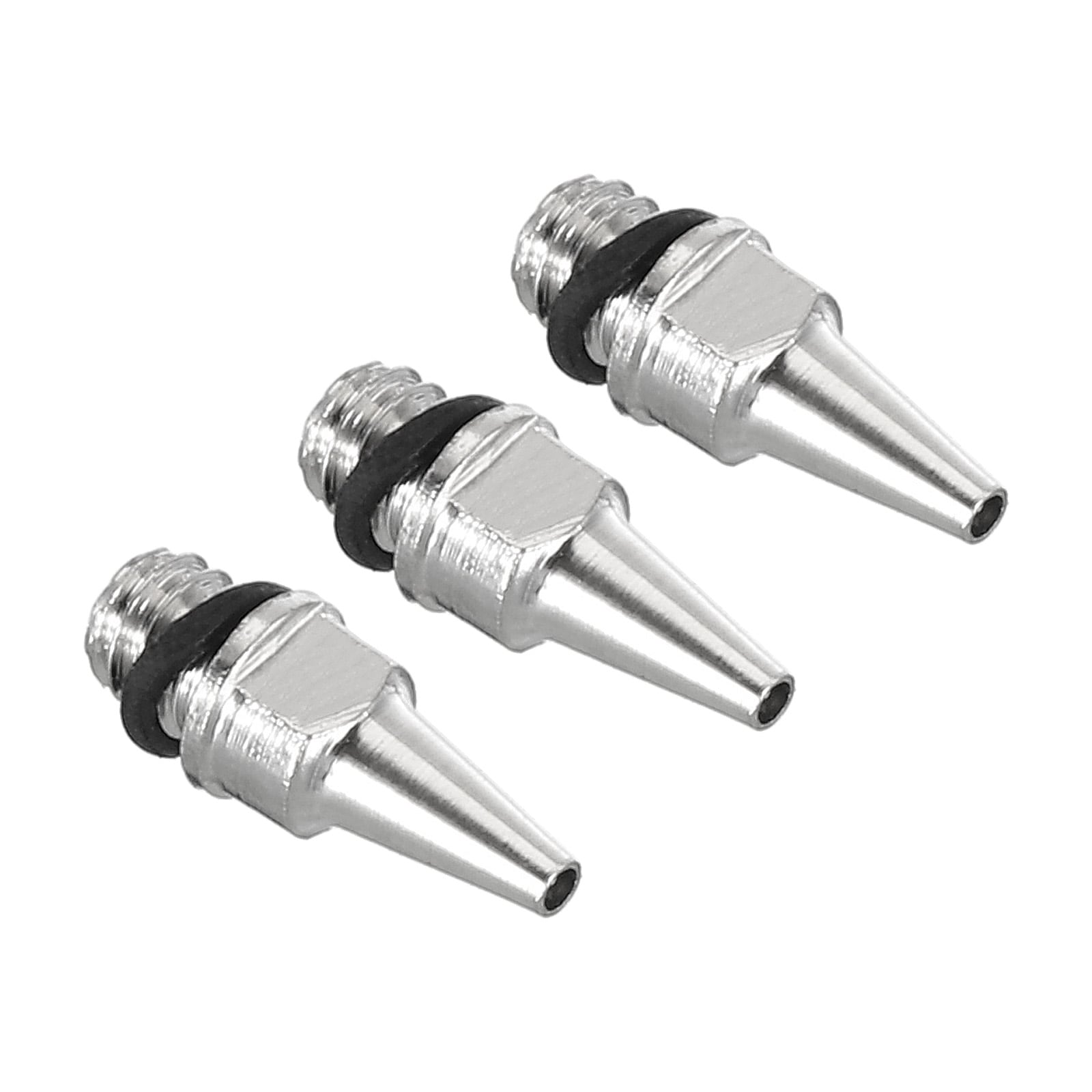 PATIKIL 3pcs 0.5mm Air Brush Nozzle Only Brass Nozzle Replacement Parts Accessories for Air Brush Nozzle Art Craft Projects