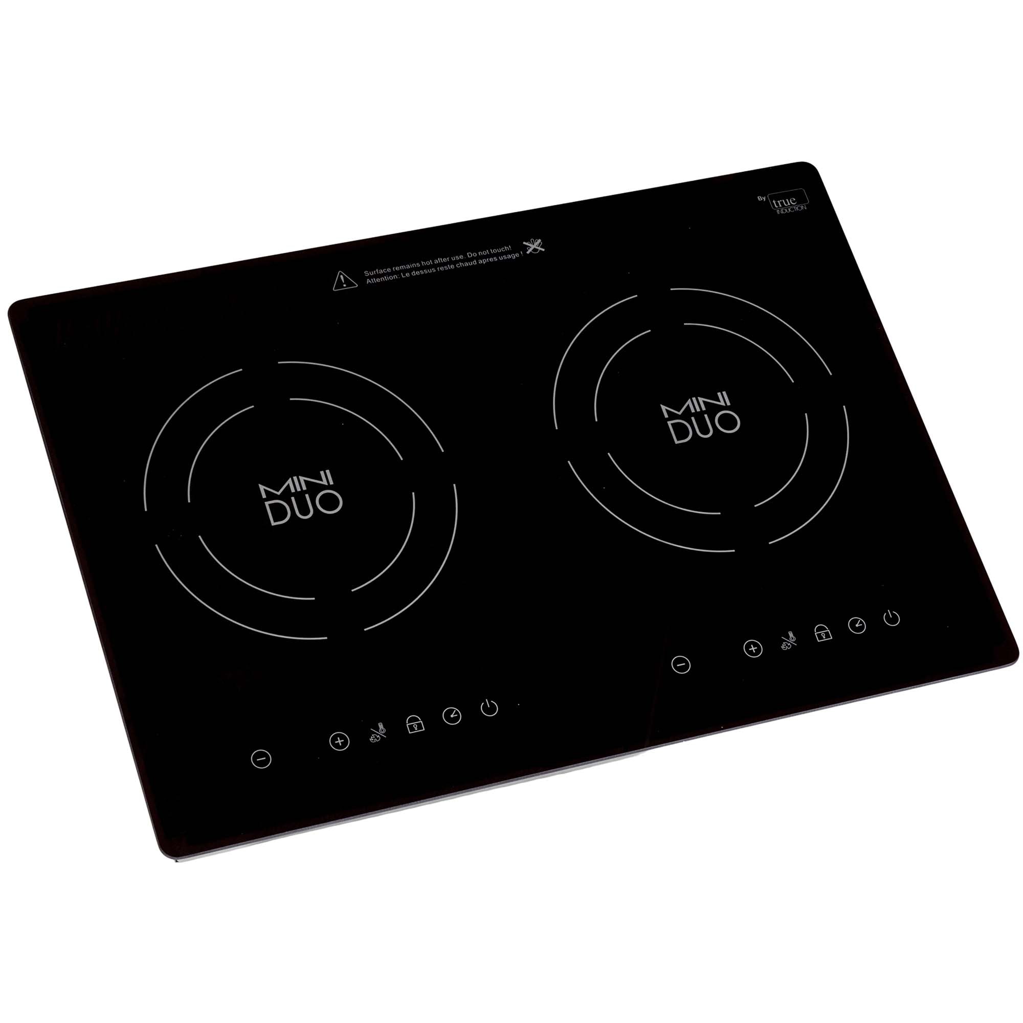 True Induction MD-2B UL858 Certified 20-in 2 burners Black Induction Cooktop