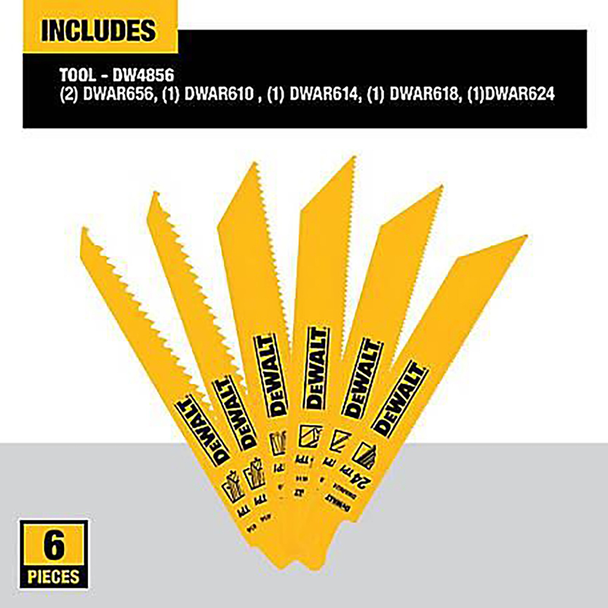 DEWALT DW4856 Reciprocating-Saw-Blades - View #2