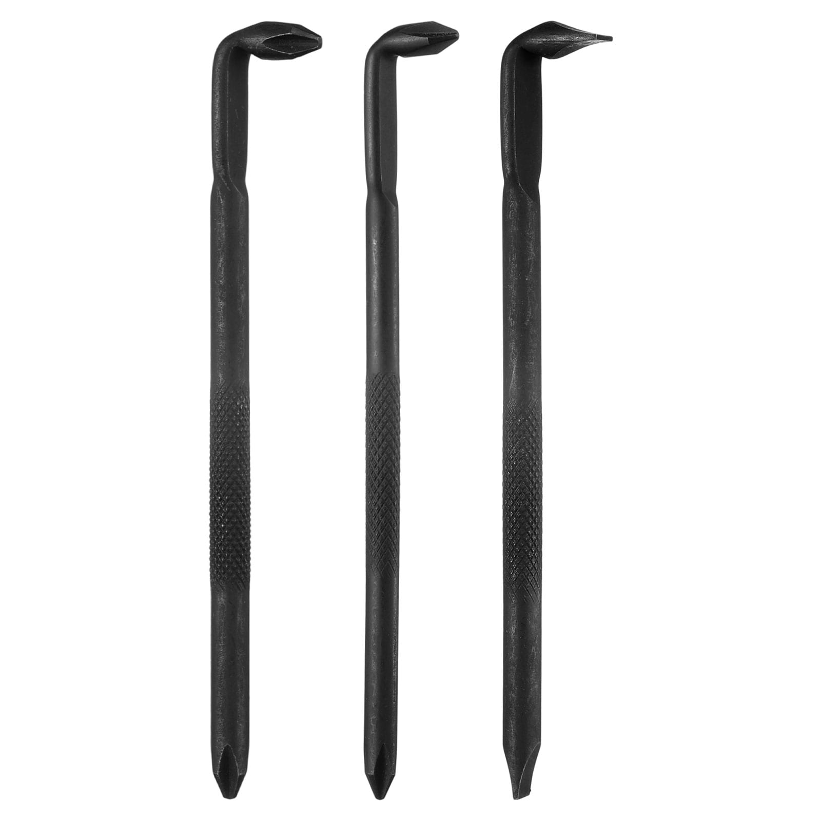 Unique Bargains 3pcs Offset Screwdriver Set PH2 PH1 SL6 Phillips Cross Head Right Angle 90 Degree Screw Driver Double Ended L-Type Hand Tool for Home Appliance Repair Black #S26041600UX4401