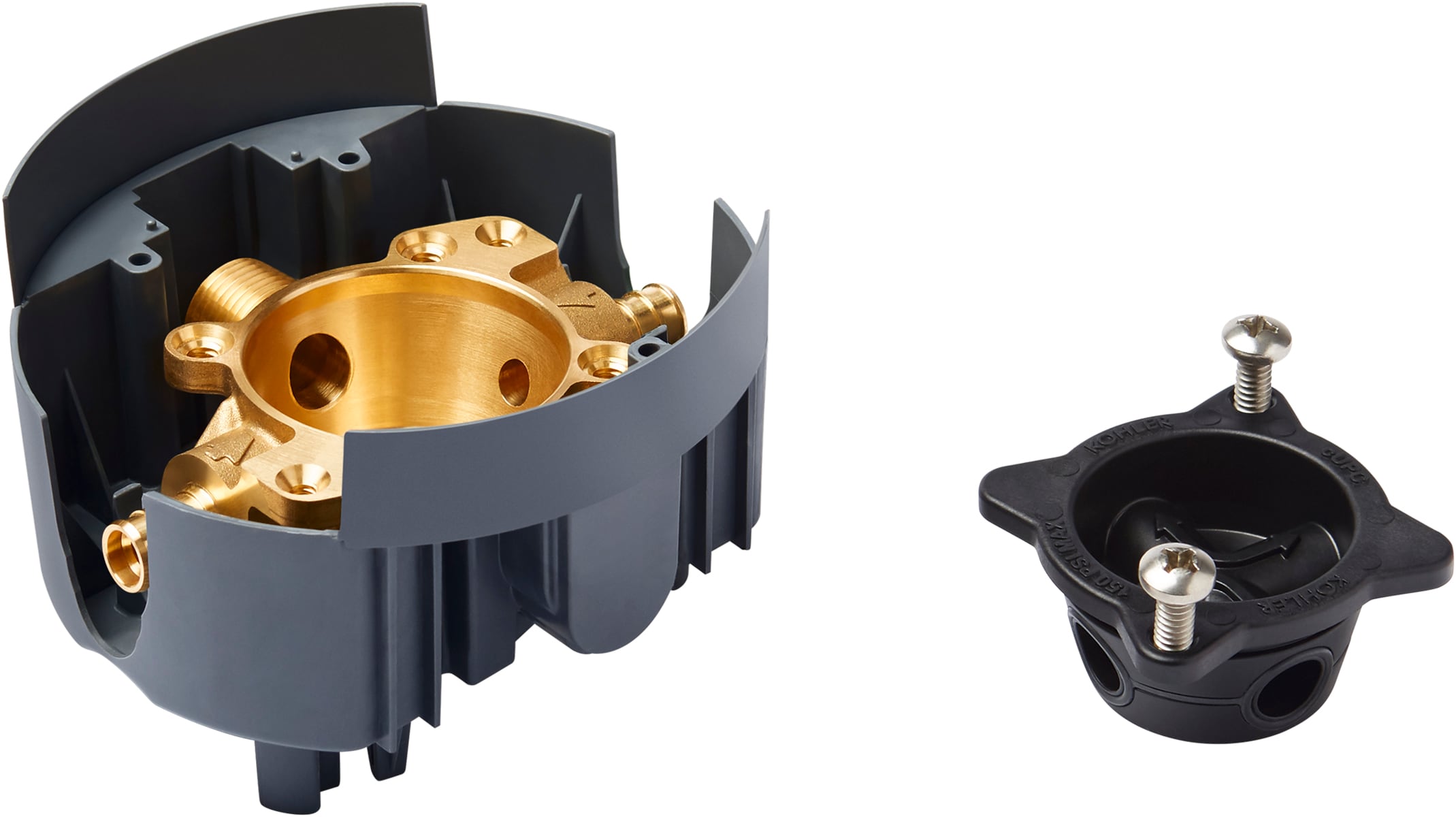 KOHLER K-P8300-PX-NA Rite-Temp 1/2-in ID PEX x 1/2-in OD PEX Brass Shower valve