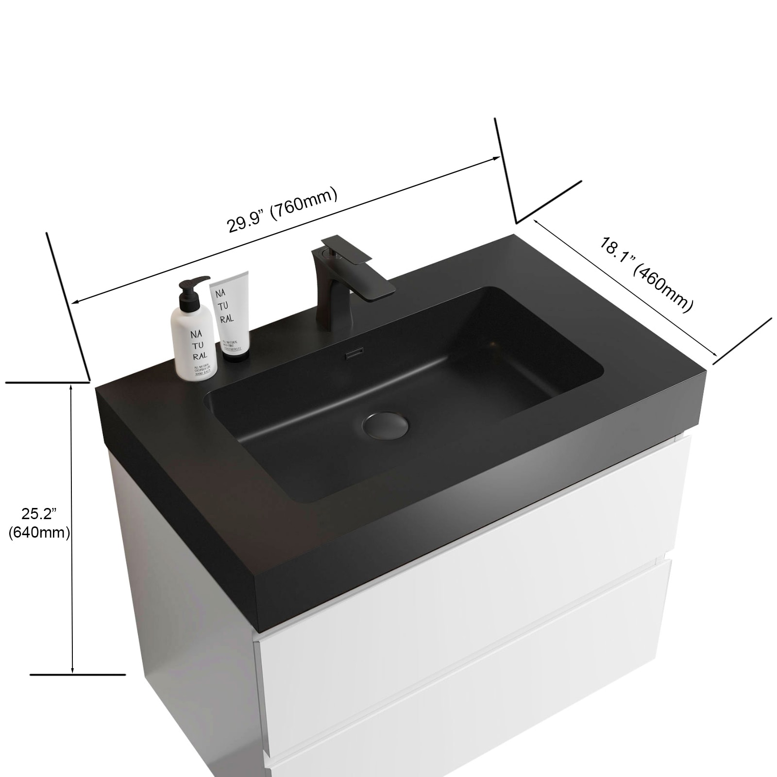 Forclover EVTO-FUR30BS Bath-Vanity-Combo - View #2
