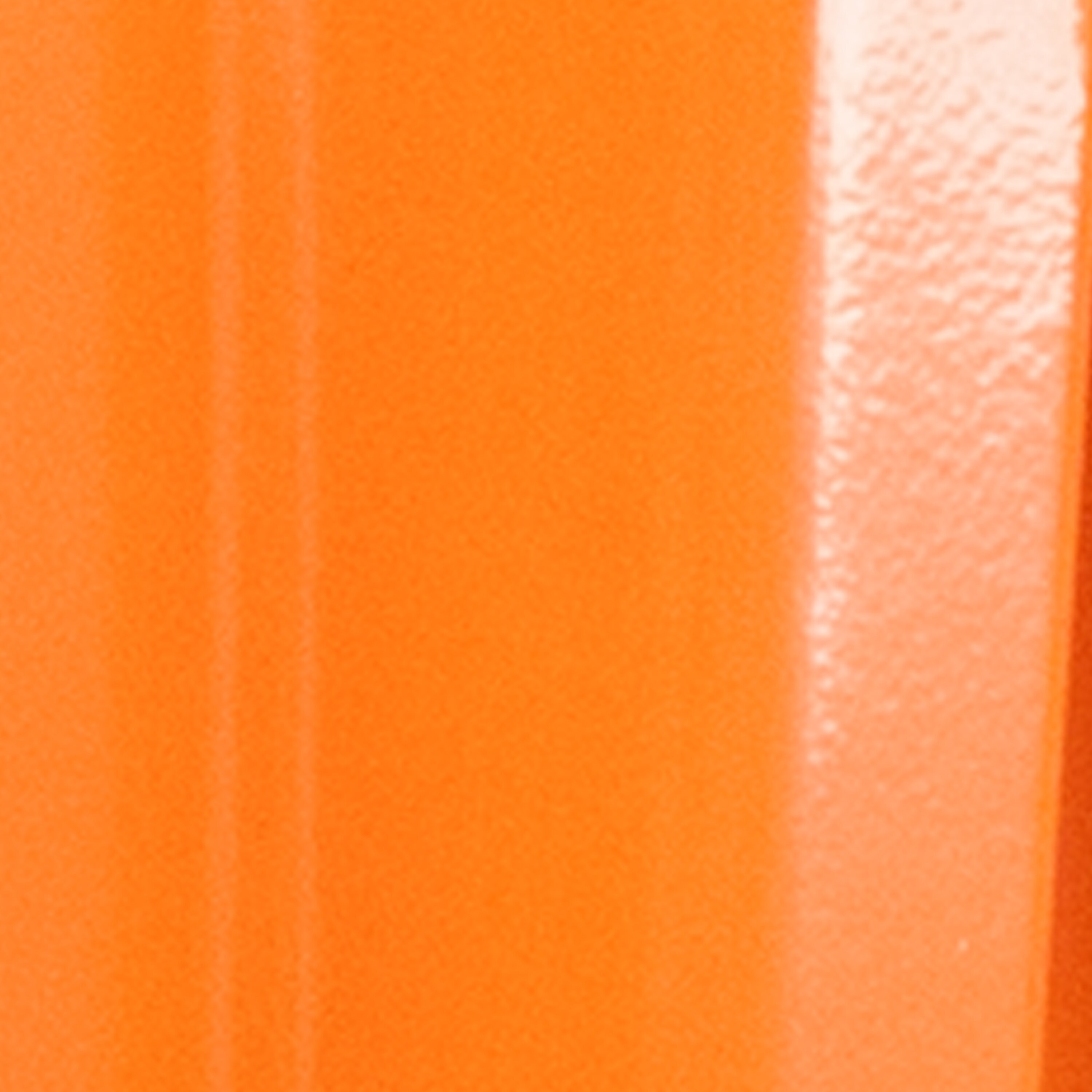 Bright Orange Metal 30" High Indoor-Outdoor Barstool with Slat Back