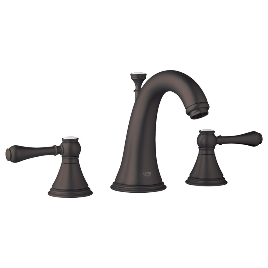 GROHE Geneva Oil Rubbed Bronze 2-Handle Widespread Bathroom Sink Faucet ...