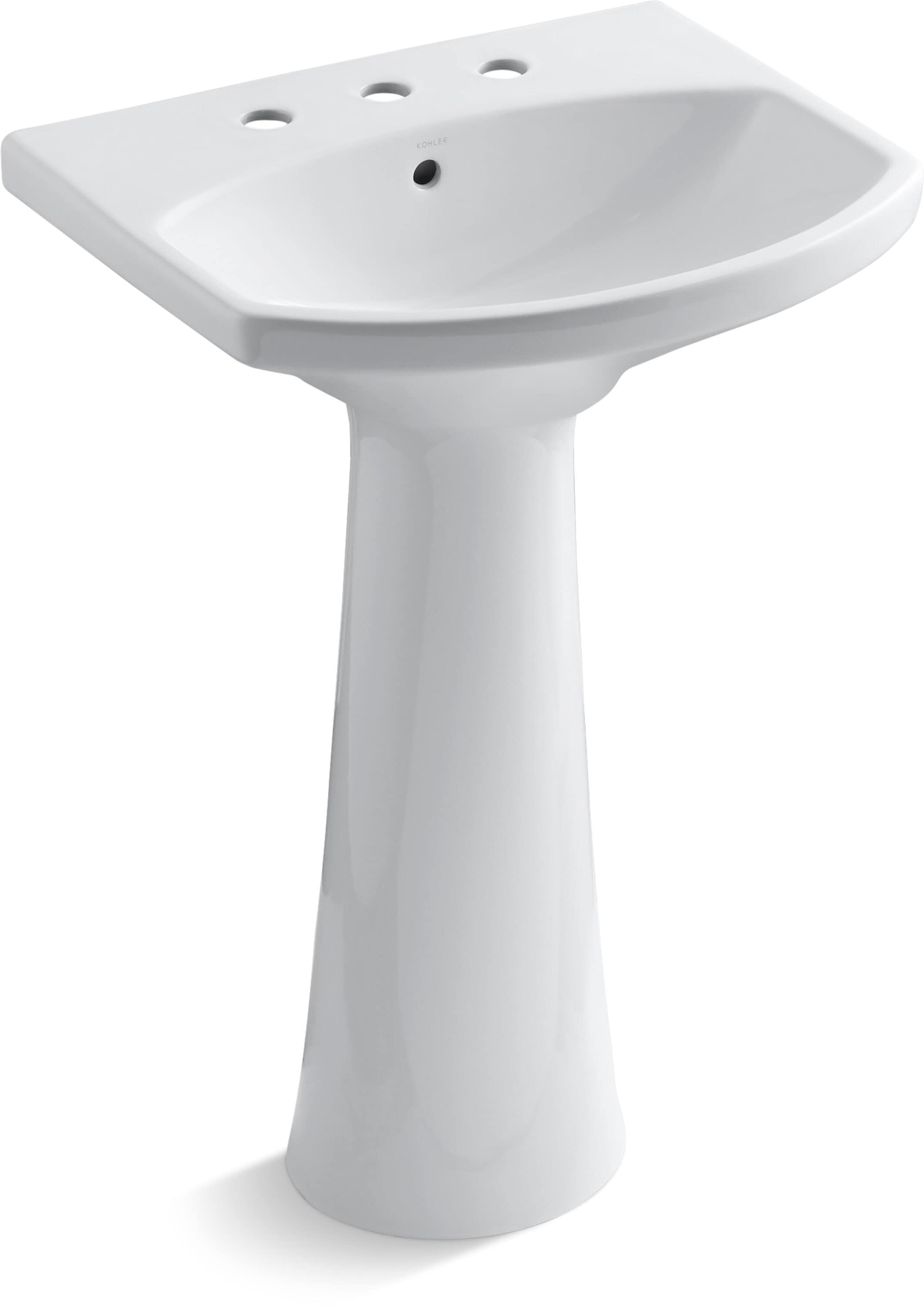 KOHLER 2362-8-0 Cimarron White ( 22.75-in x 18.88-in x 34.5-in )