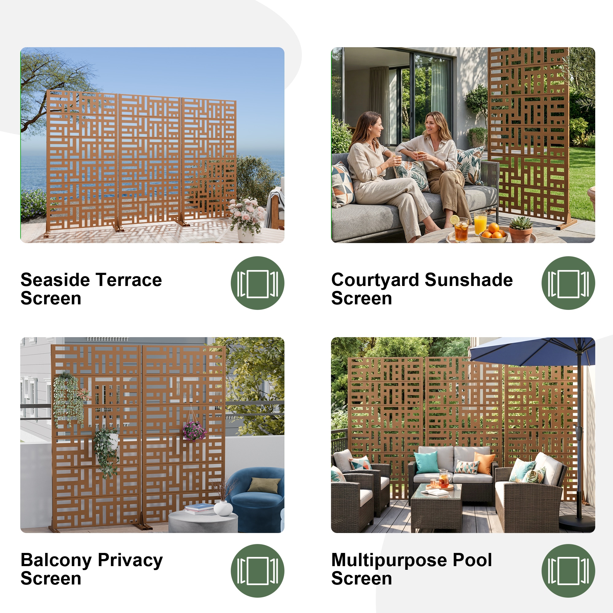 Misty Moon LW0409-OPS-PF303 Outdoor-Privacy-Screen - View #5