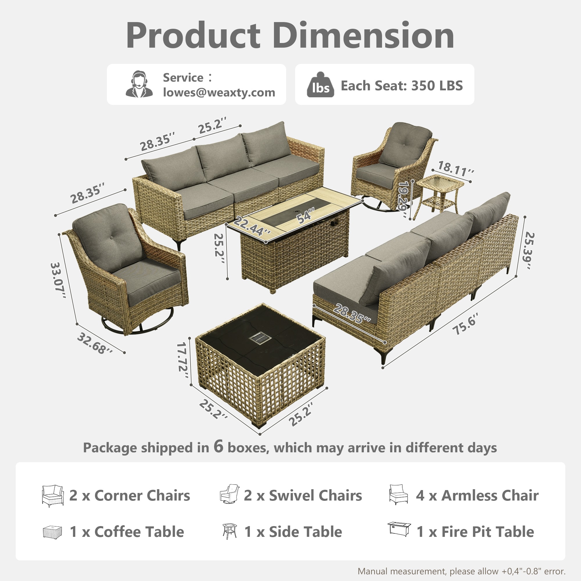 weaxty HMBCFP8503-PYZDSC211 Patio-Sofas-Daybeds - View #6