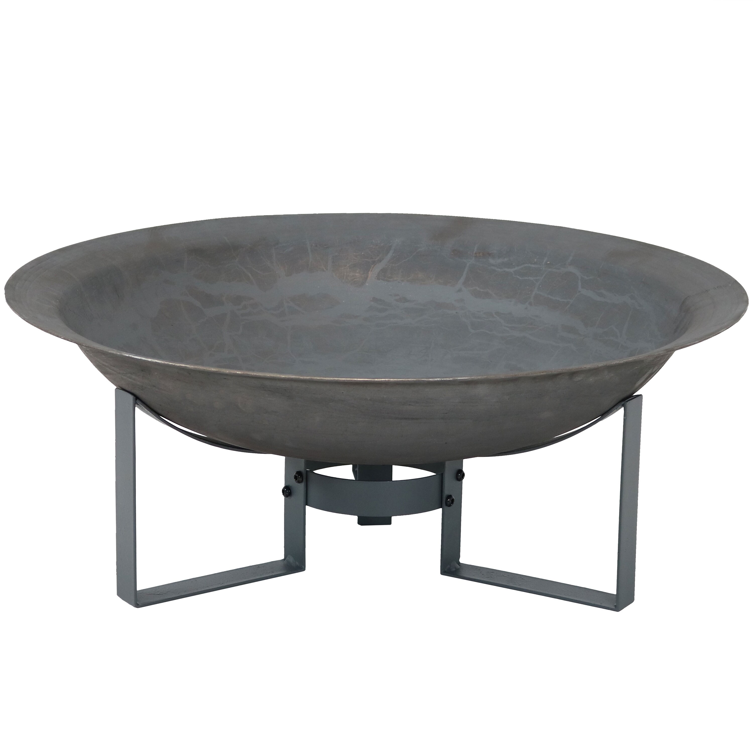 Large solid iron Kadai bowl planted with succulent arrangements. Iron stand  included. Originally u…