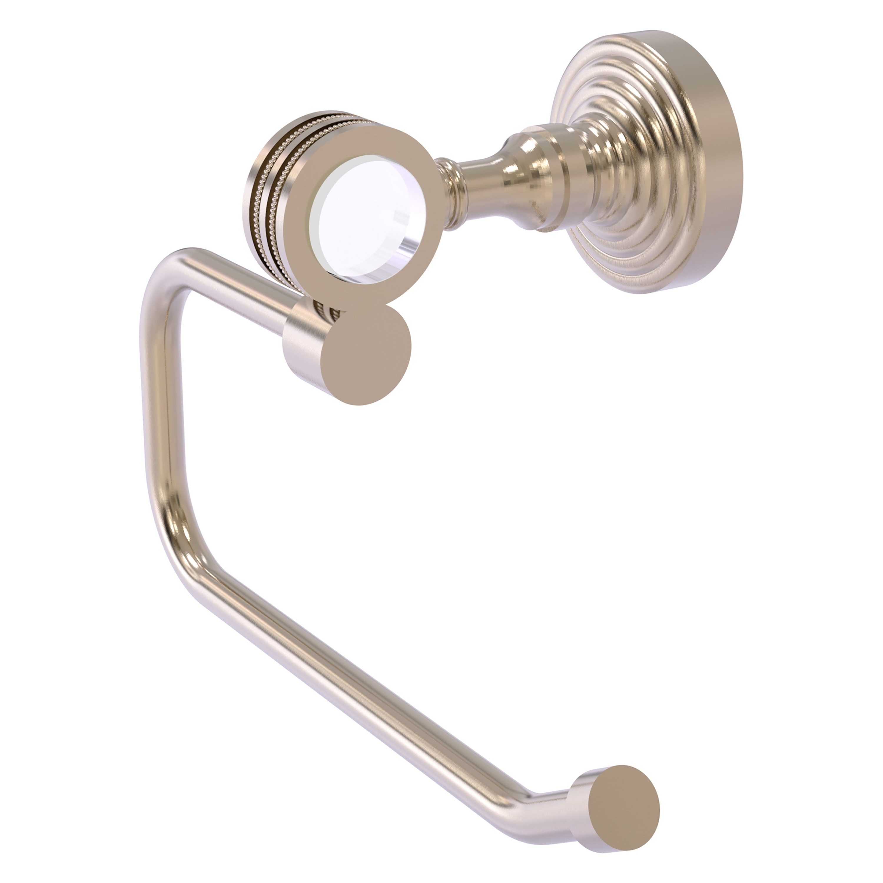 Allied Brass PG-24ED-PEW Pacific Grove Antique Pewter Wall mount Single post Toilet Paper Holder 1 -Rolls with Storage