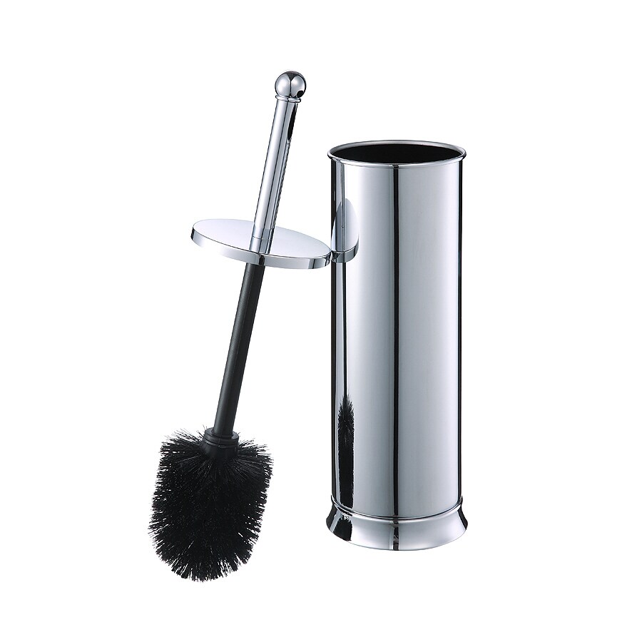 Blue Canyon Stainless Steel Chrome Silver Cylinder Toilet Brush And Holder BA230 