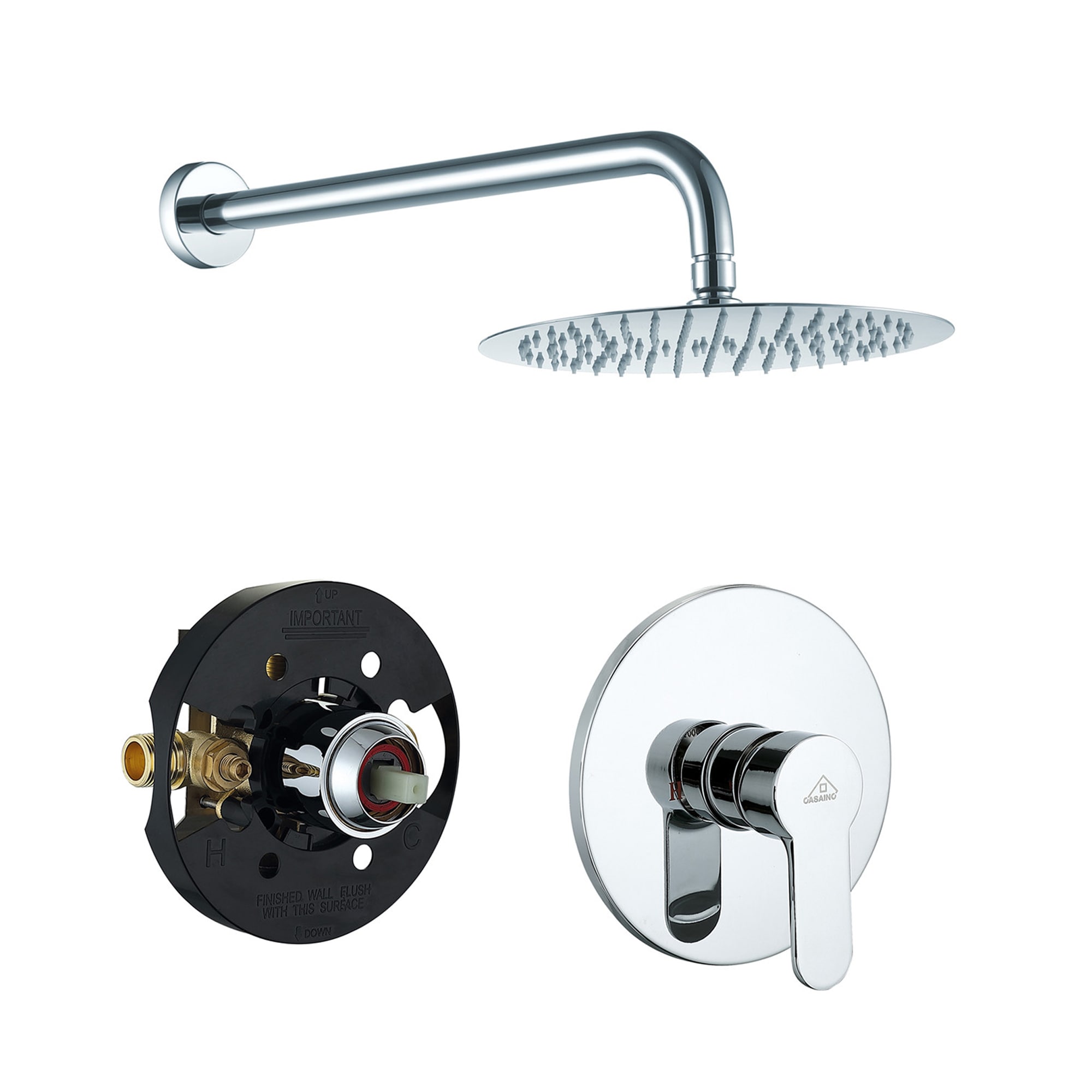 Mocoloo Complete Shower System with Rough in-Valve