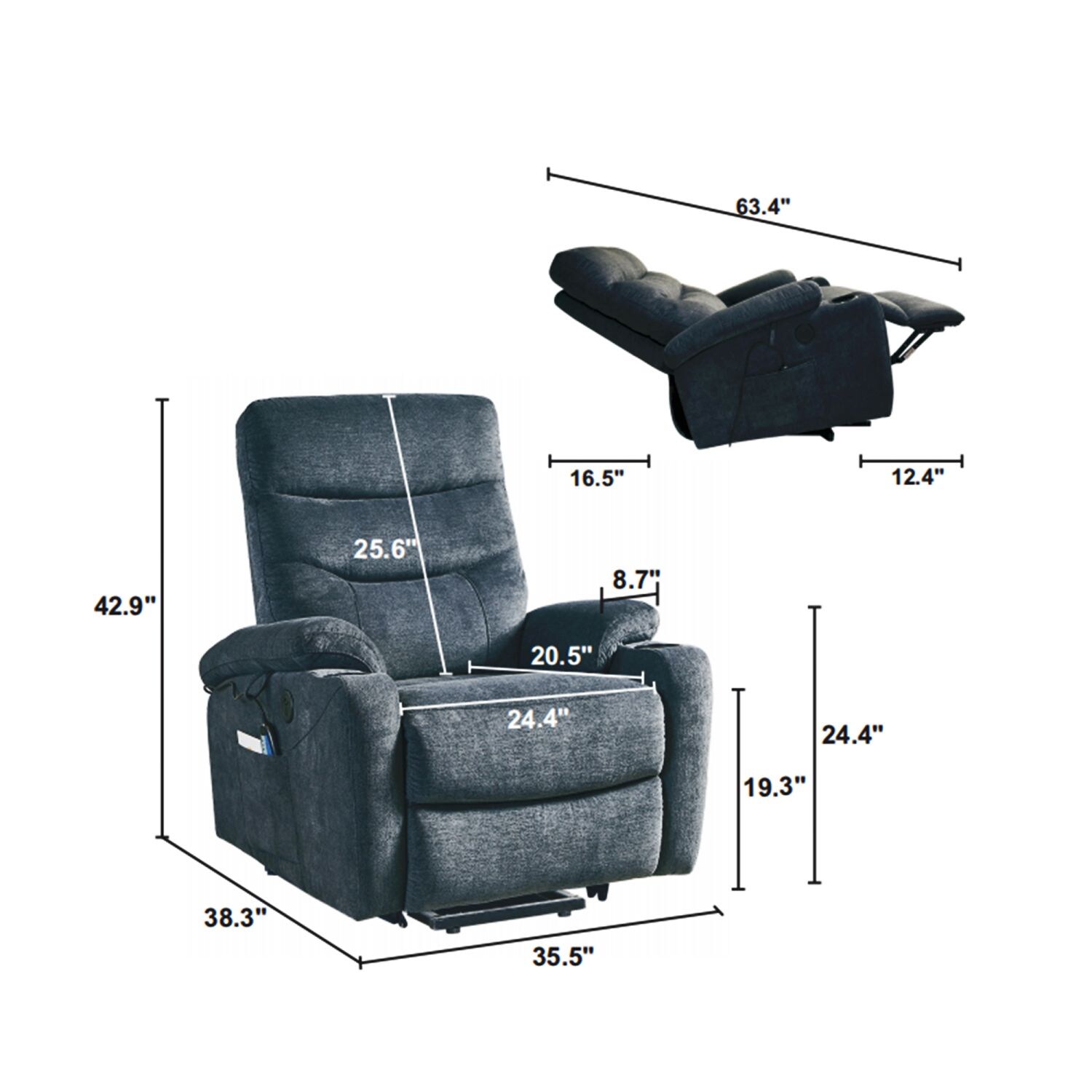 JASMODER W820S00001 recliners - View #4