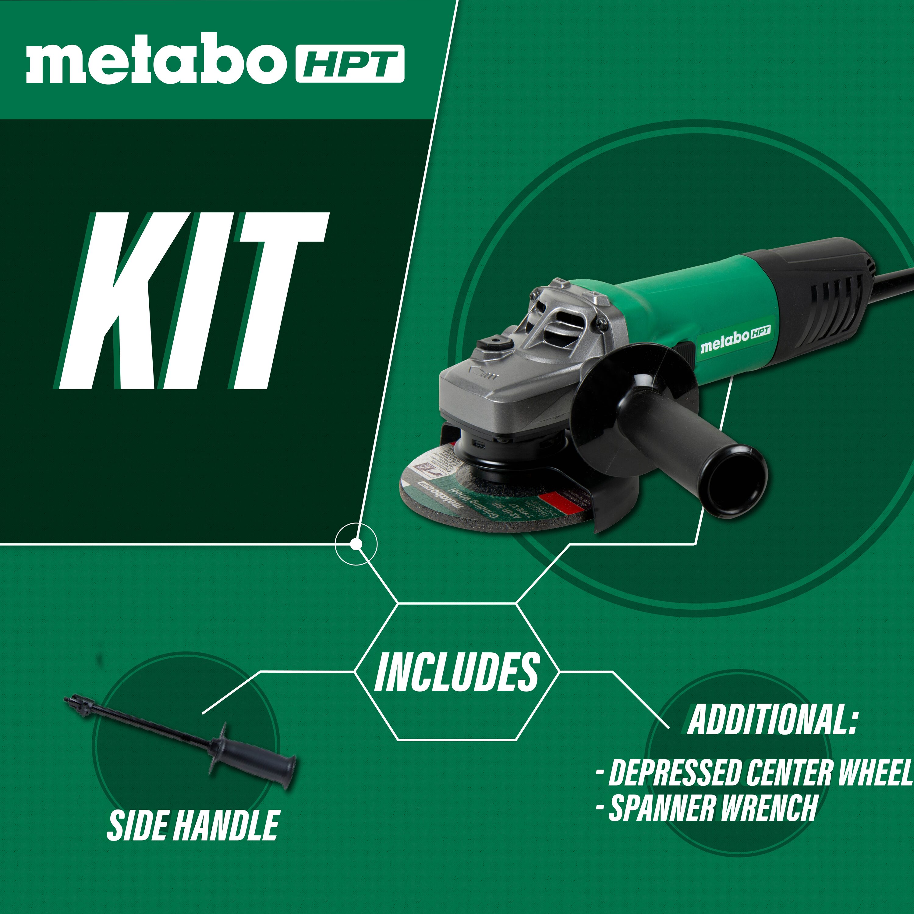 Metabo HPT G12SA4M Cordless-Grinders - View #3