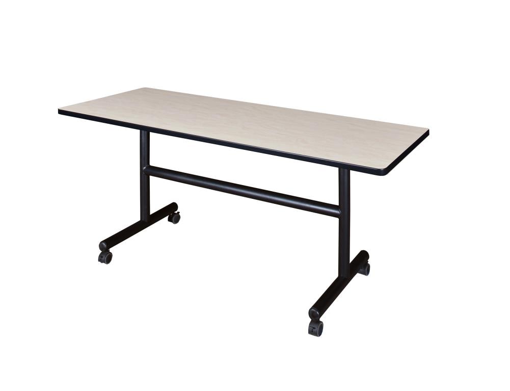 Regency MKFT6024PL Kobe Flip Top Nesting Off-white 4 -Person Training table ( 60-in W x 29-in H )