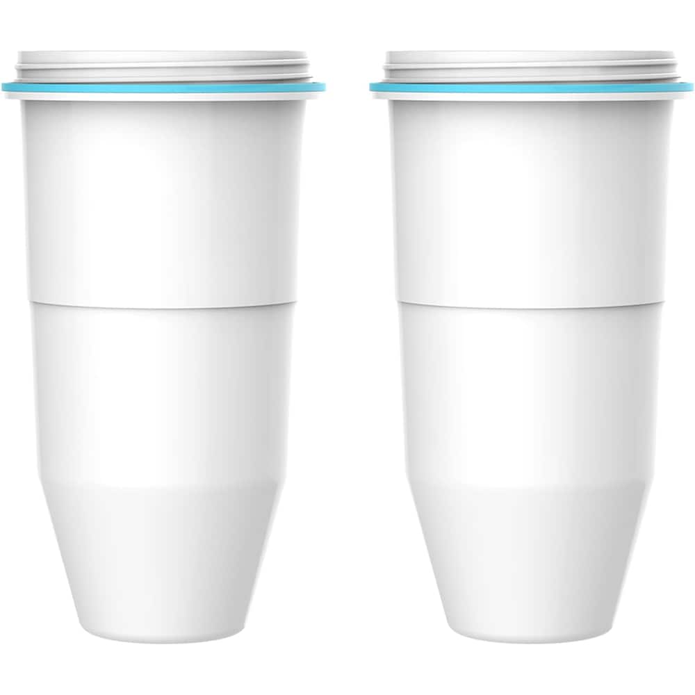 AQUA CREST BL-AQK-ZR-017-2  NSF/ANSI 53 Certified 6-Stage Replacement Water Filters, Replacement for ZR-017 Pitcher Filters and Dispenser Filters, Reduce TDS, PFOA/PFOS, Chlorine, Bad Taste and Odor, 2 Packs