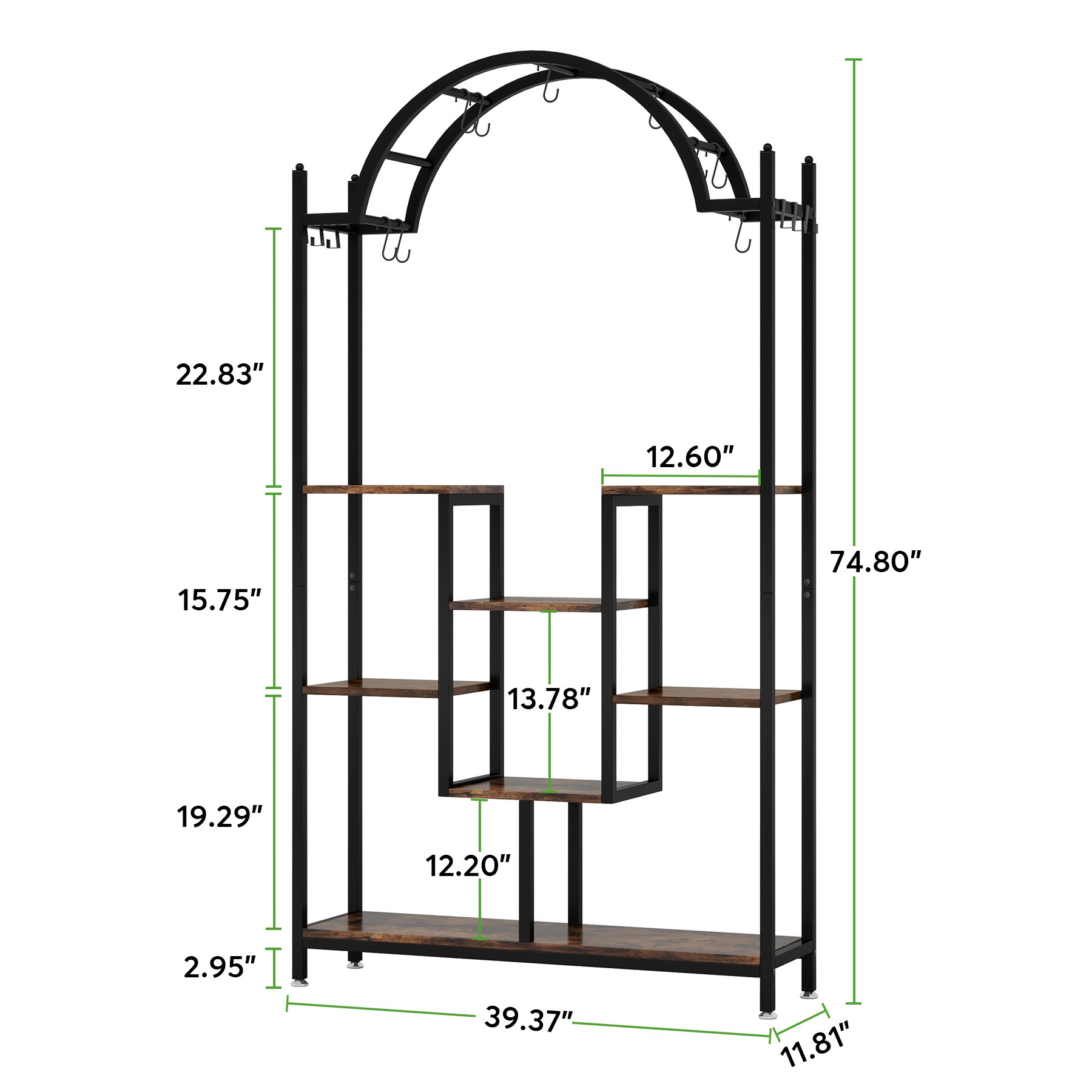 Tribesigns LWOYJL-1076YY Plant-Stand - View #6