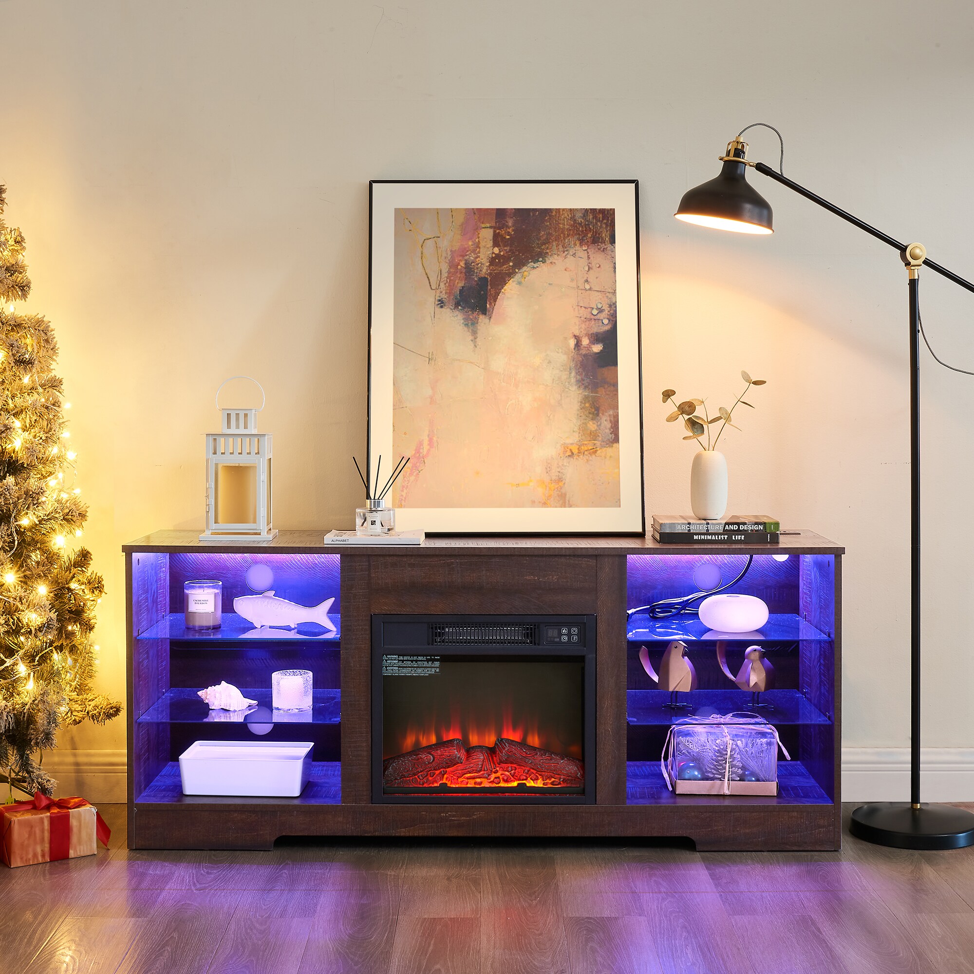 SINOFURN SYB560002WT Electric-Fireplaces - View #2
