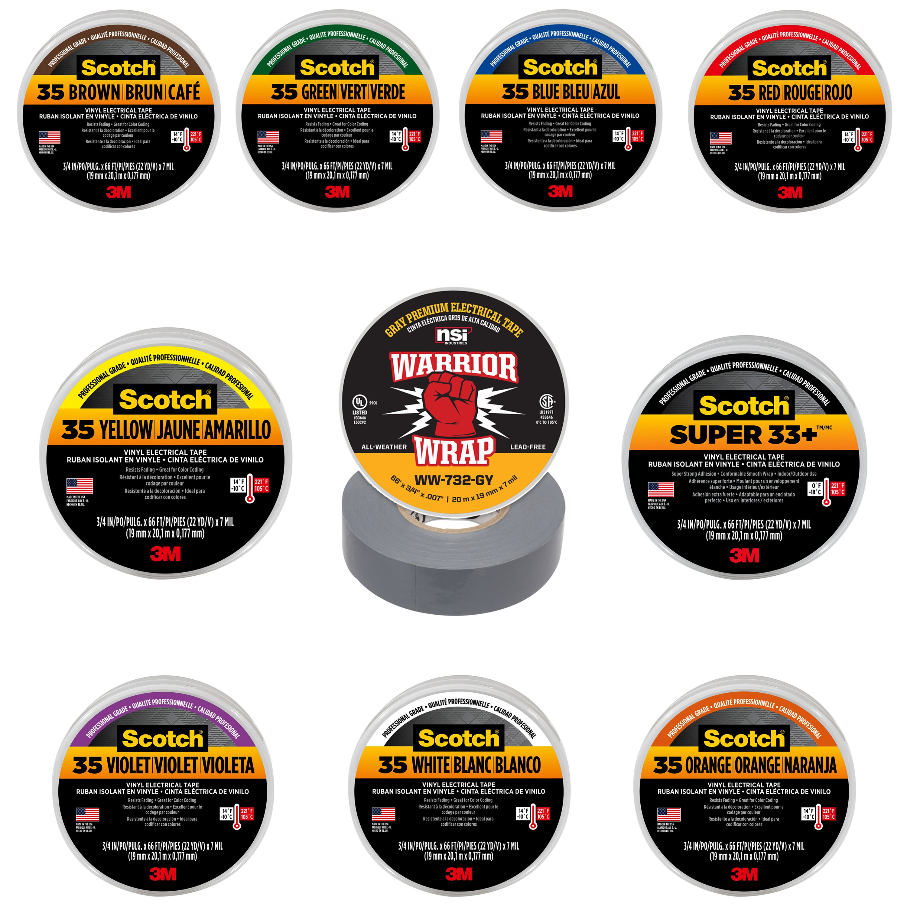 White Electrical Tape — Rutherford Products