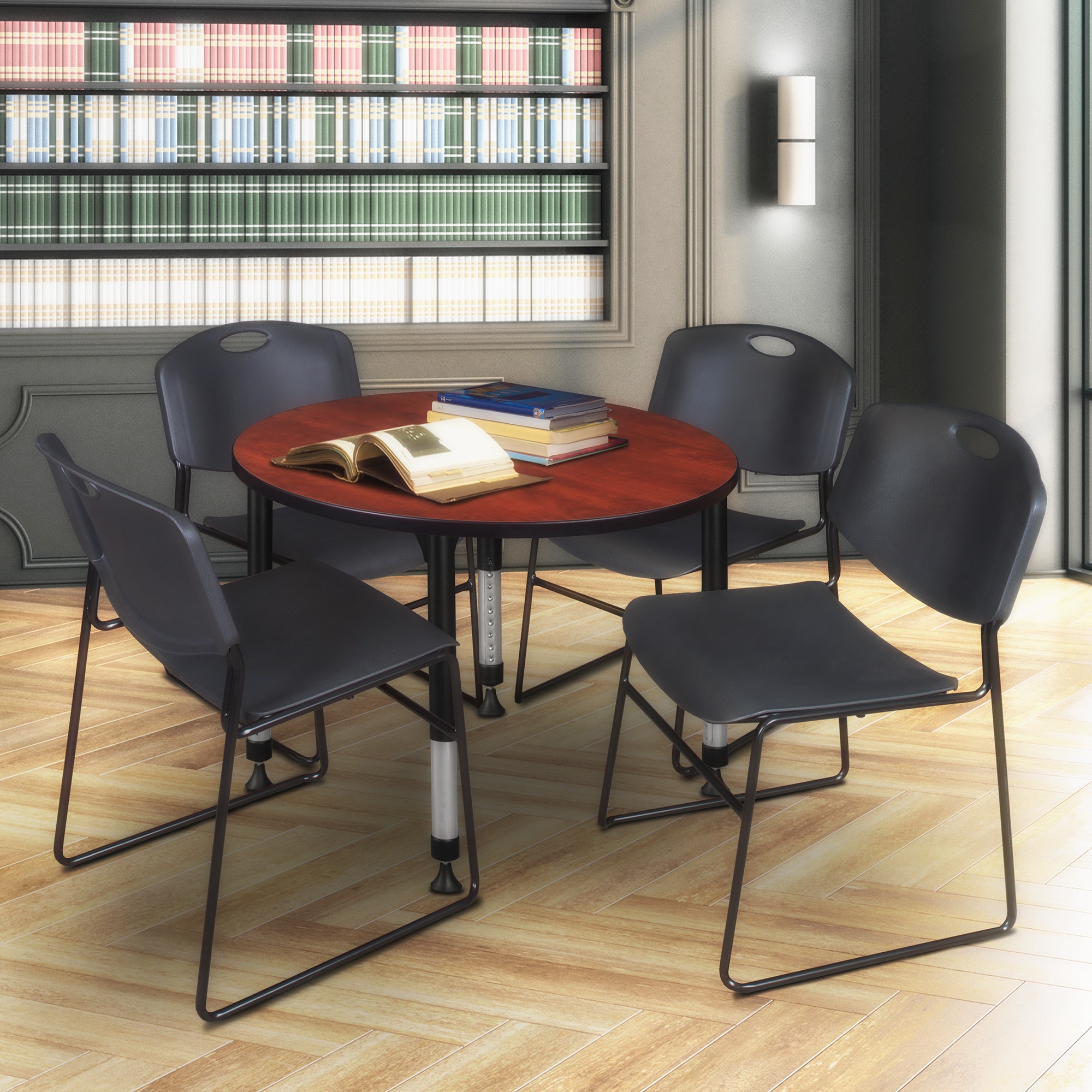 Regency TB36RNDCHAPBK44BK Office-Tables - View #7