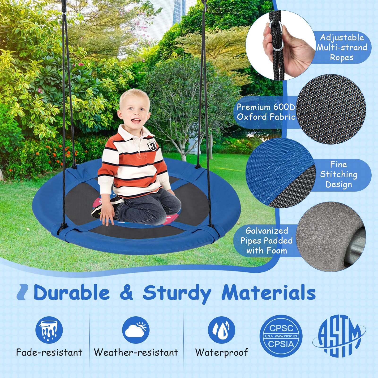 Slickblue D-CO-JH27311PN Playset-Swings - View #3